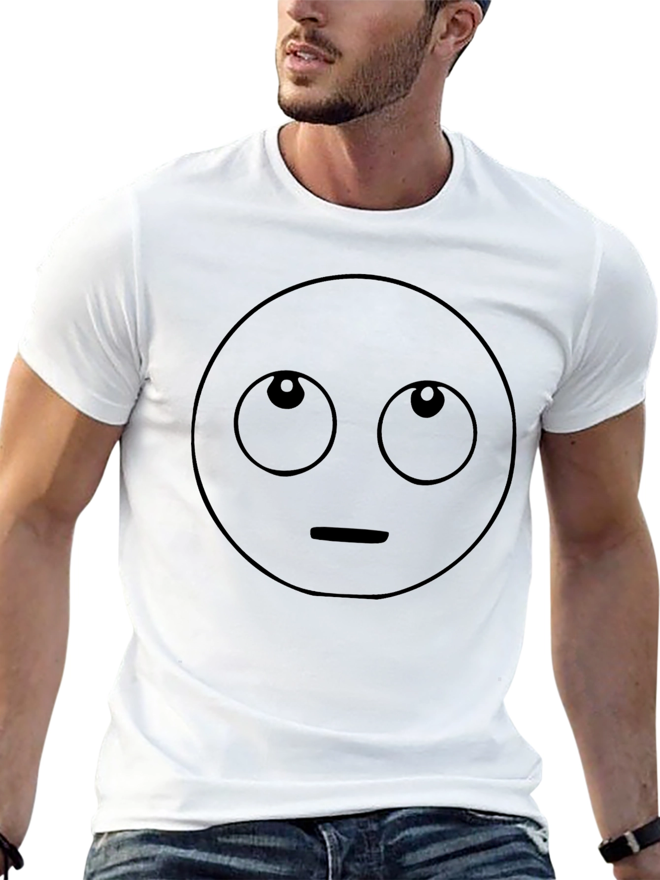 Funny Emoji Graphic T-Shirt