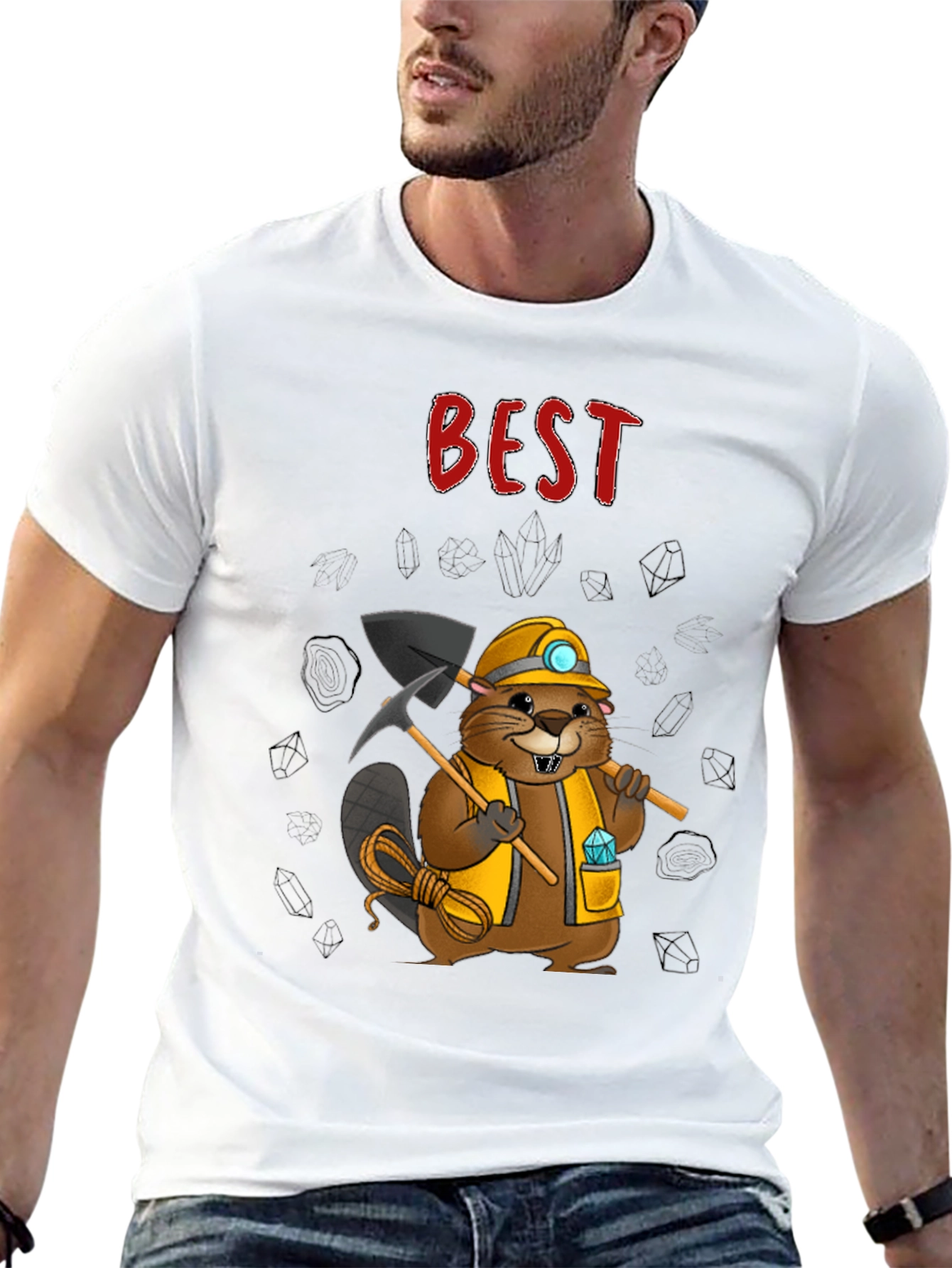 Best Beaver Miner T-Shirt - Graphic Tee