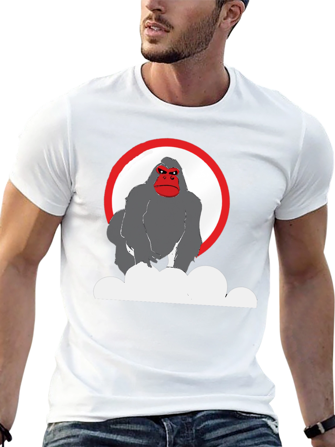 Cool Gorilla Graphic T-Shirt - Black
