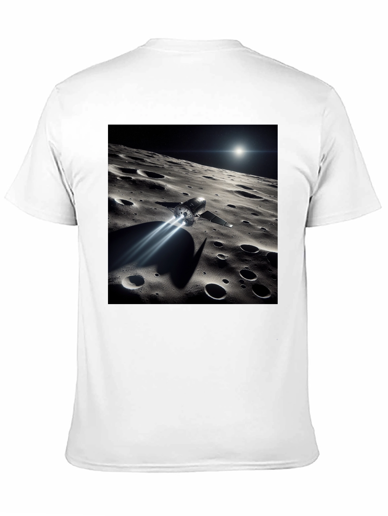 Moon Landing Graphic Tee - Black