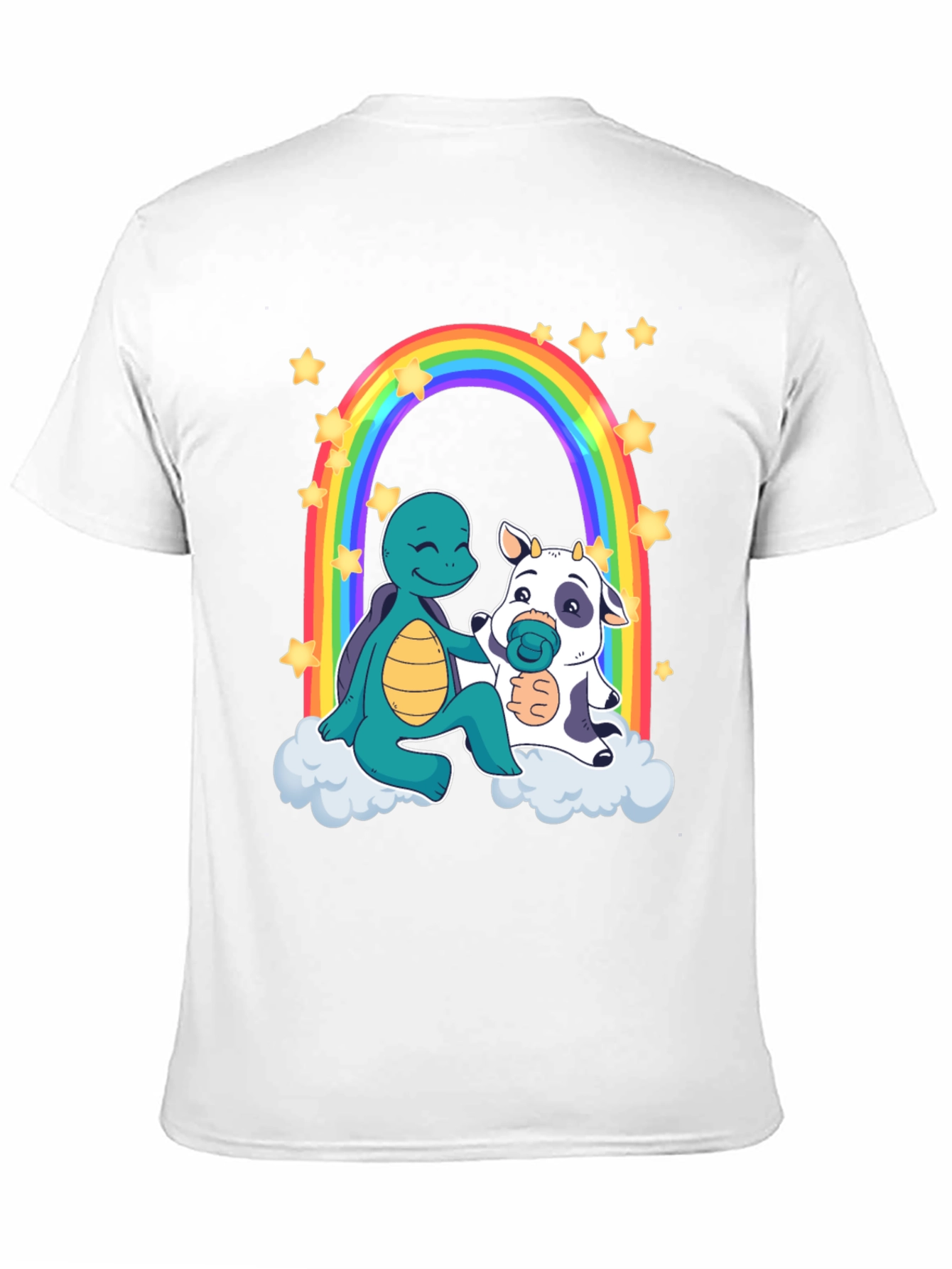 Turtle & Cow Rainbow T-Shirt