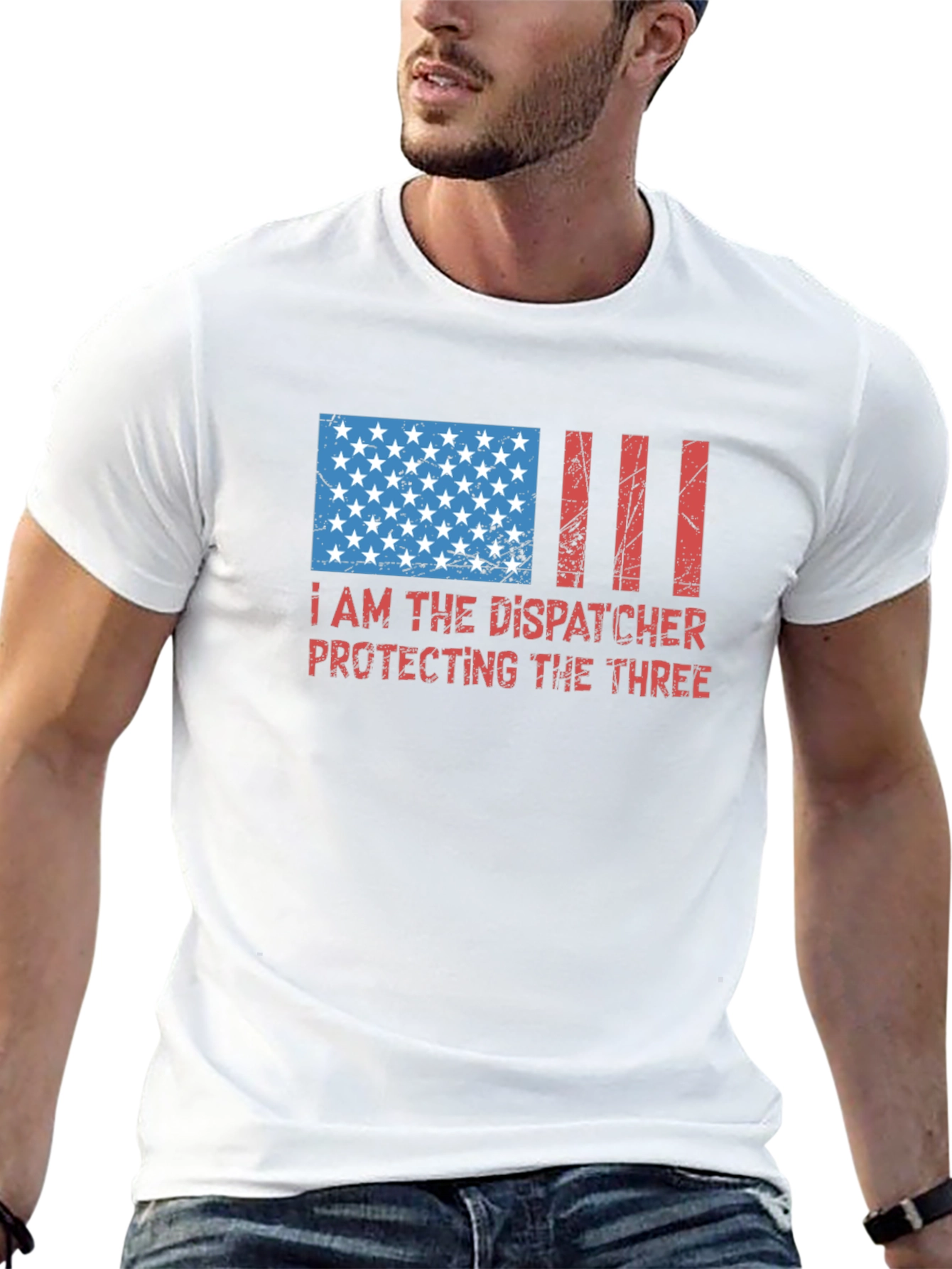 Dispatcher Protecting The Three T-Shirt