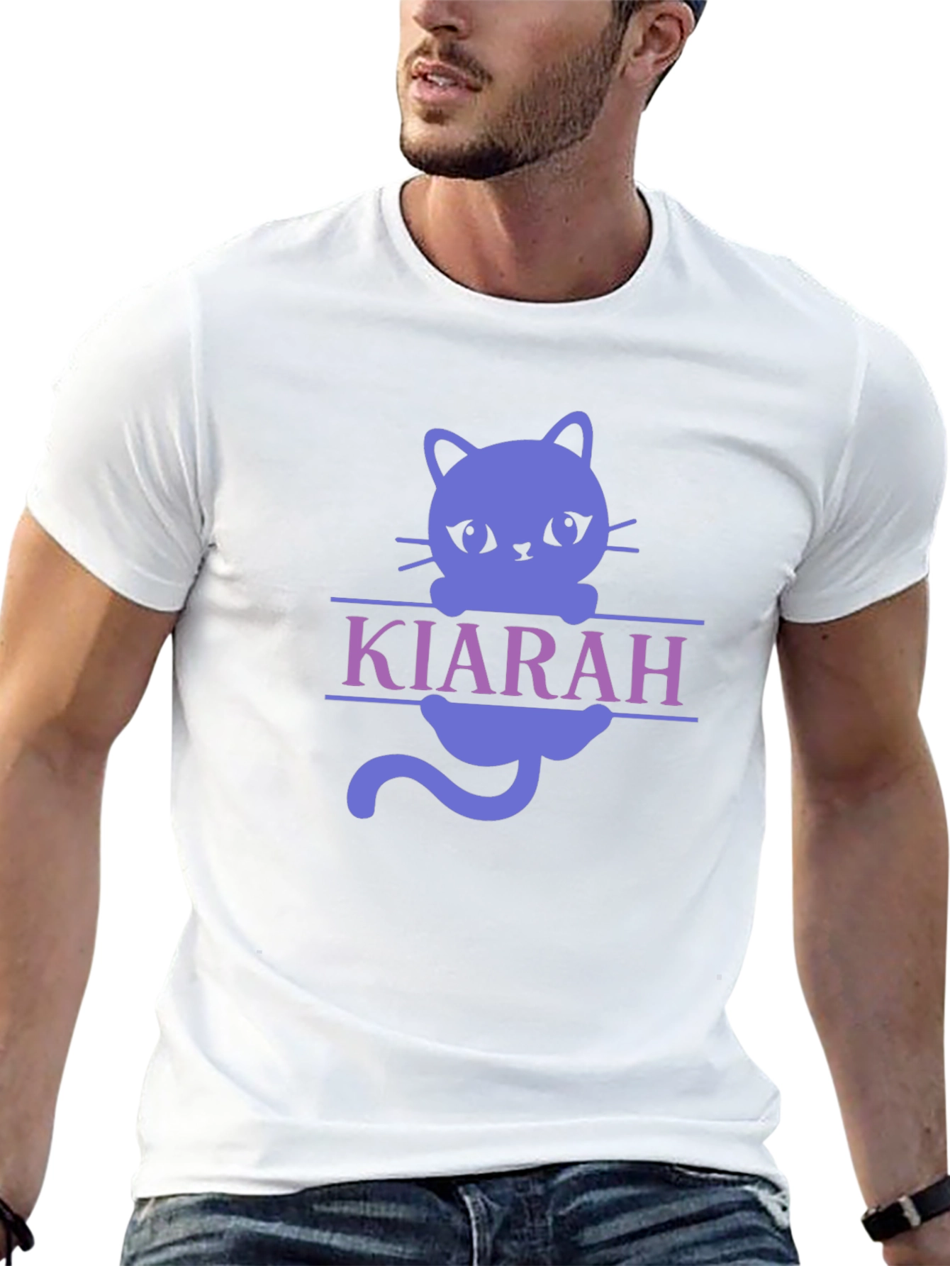 Personalized Cat T-Shirt - Kiarah Cat Design