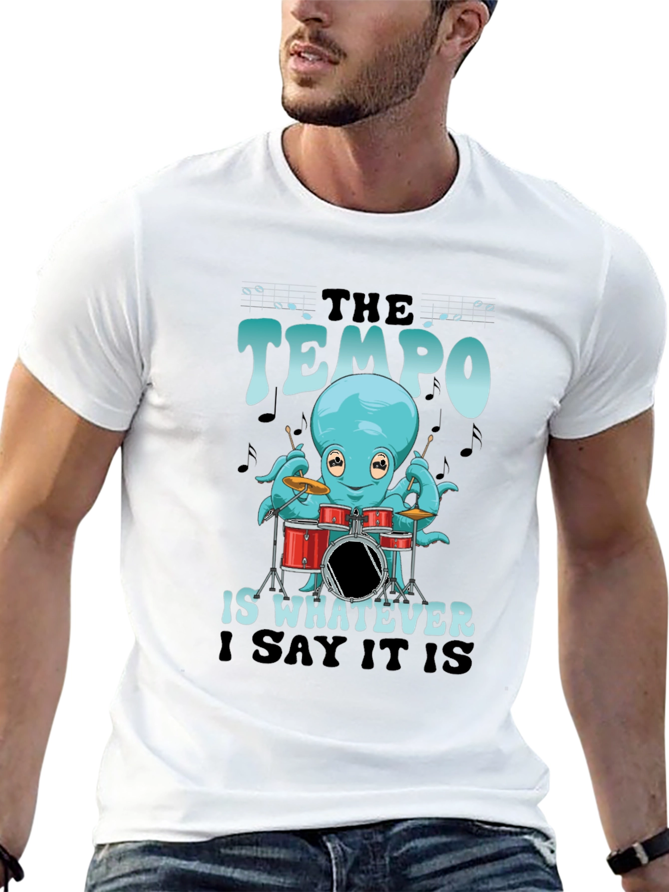 Tempo Octopus Drummer T-Shirt