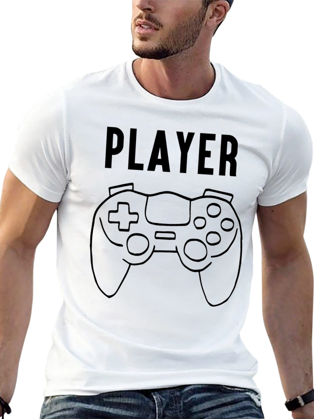Player Graphic Tee - Gamer Controller T-Shirt