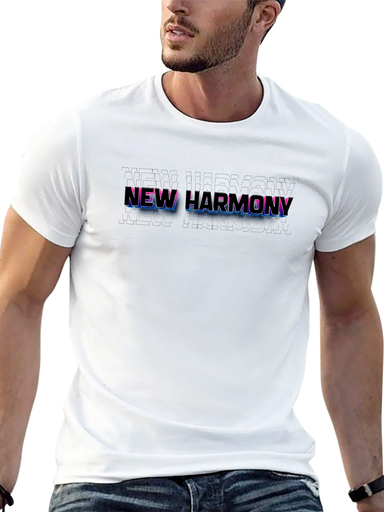 New Harmony Retro Style T-Shirt