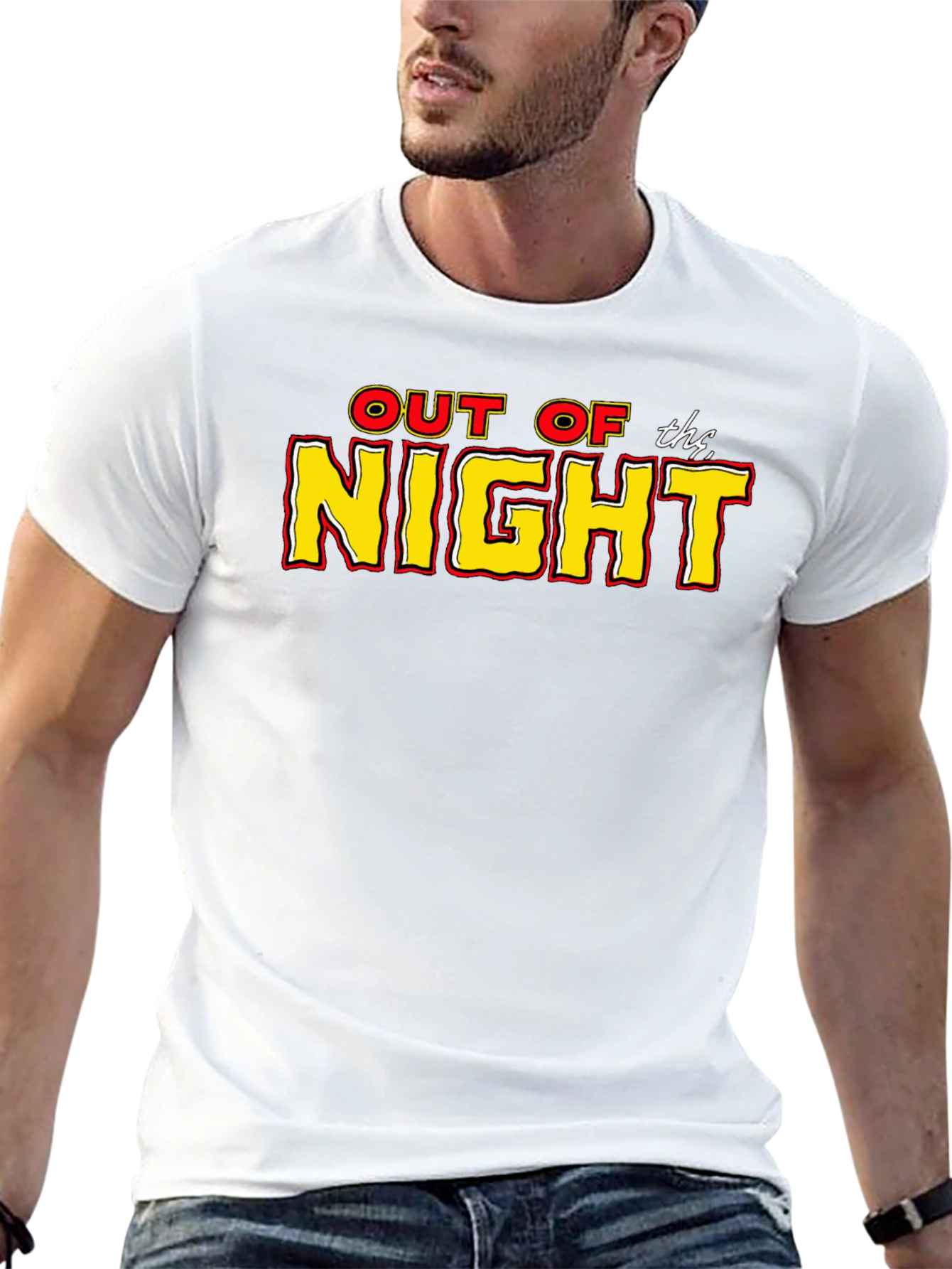 Out of the Night Black Graphic Tee