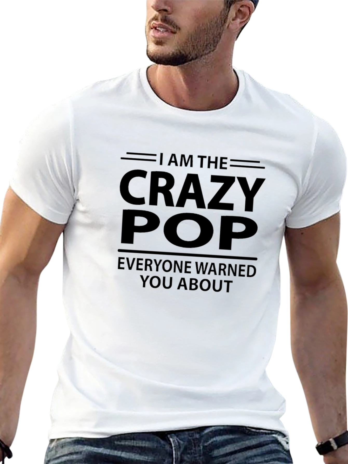 Crazy Pop T-Shirt - Funny Grandfather Gift