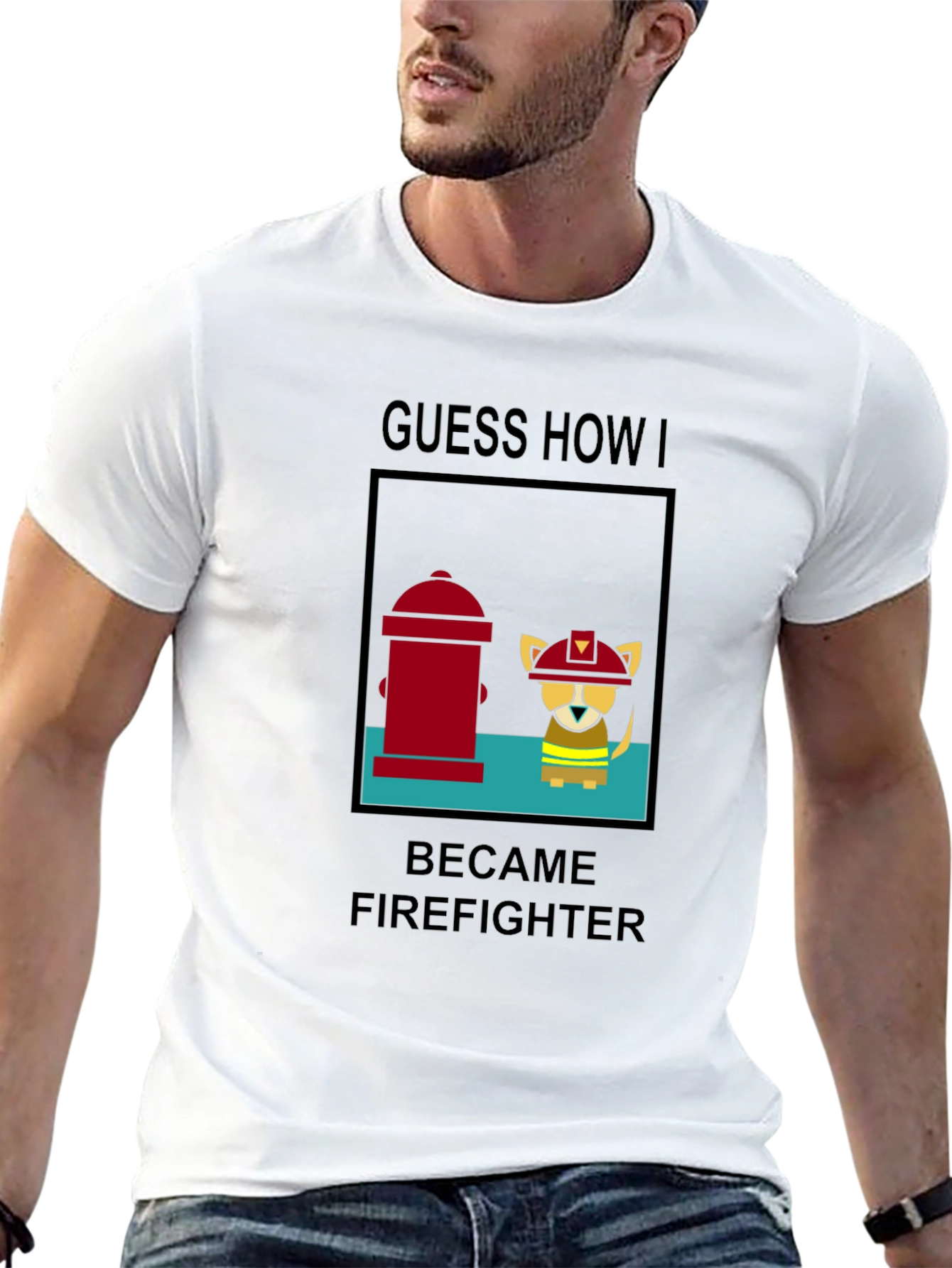 Guess How I Became Firefighter T-Shirt