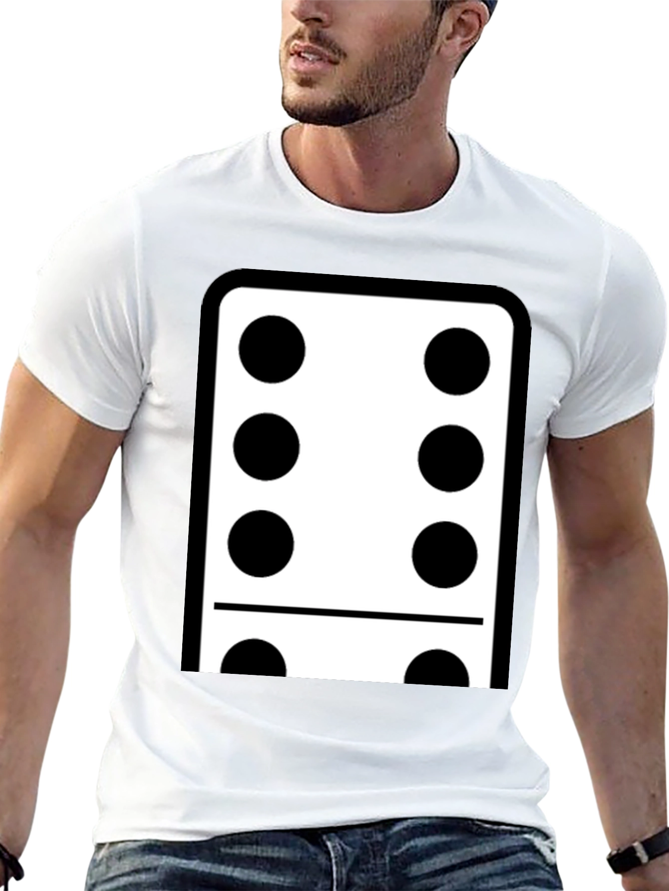 Domino Six Black T-Shirt
