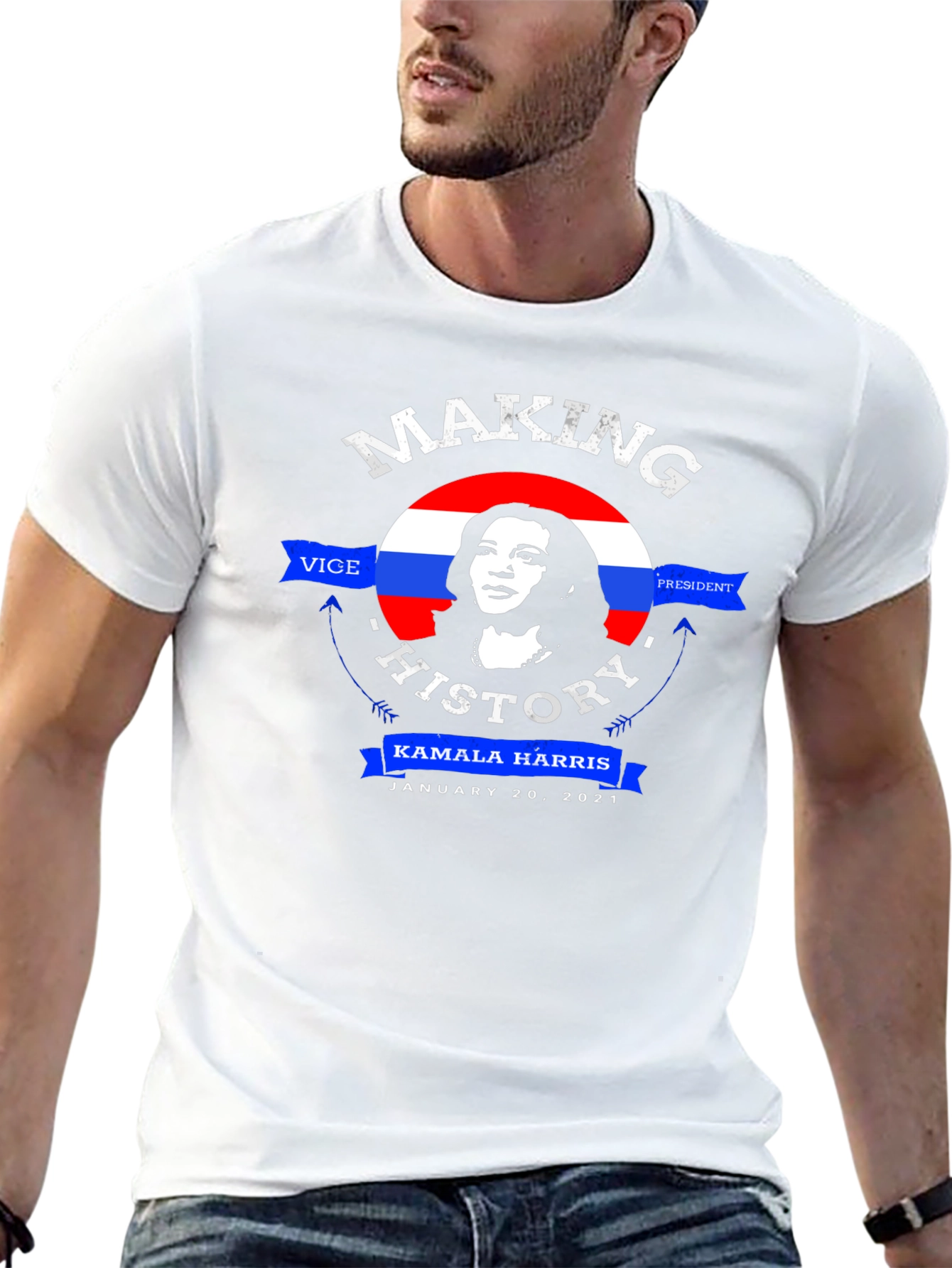 Kamala Harris Making History Graphic T-Shirt
