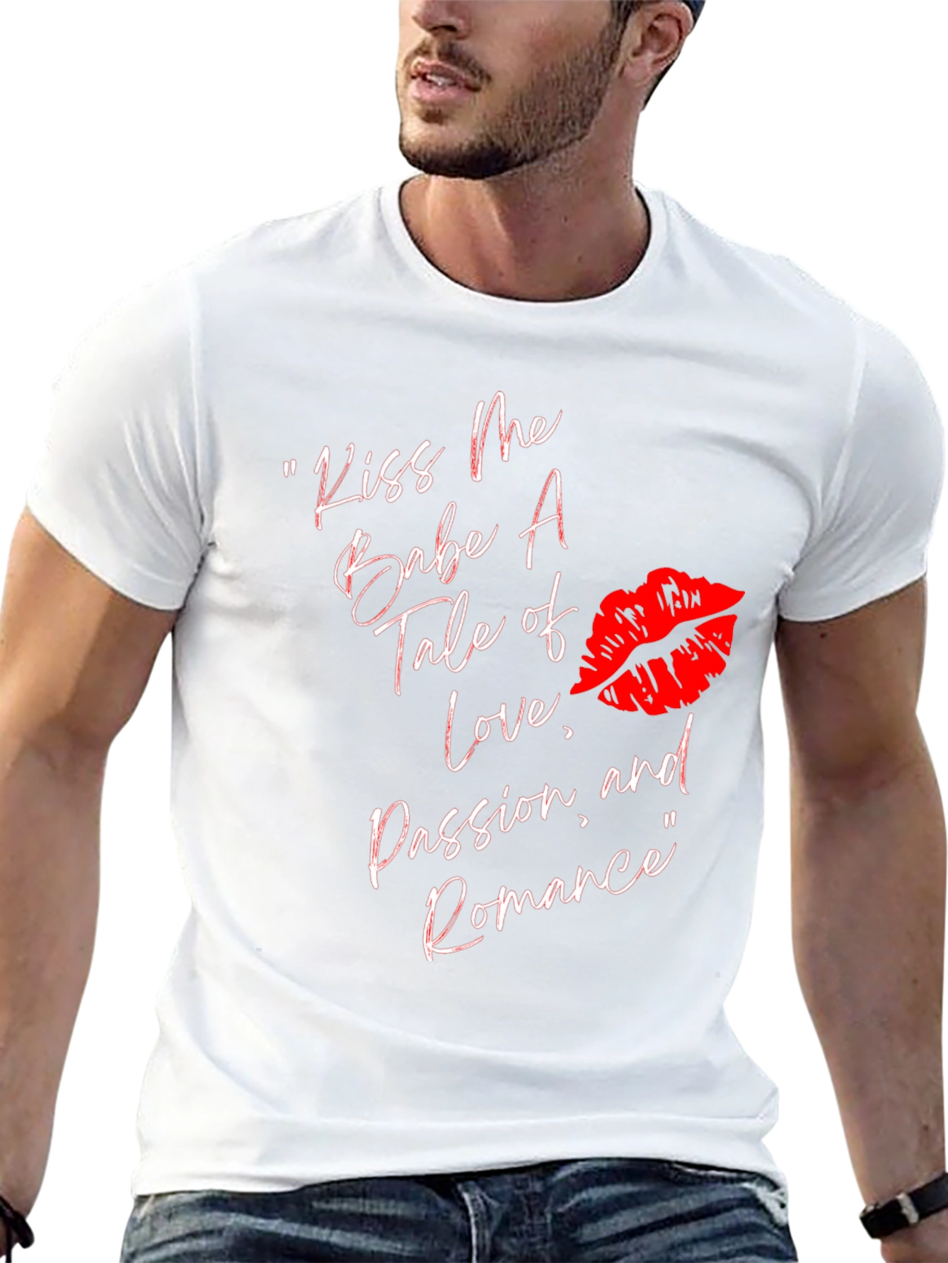 Kiss Me T-Shirt: Love Passion Romance Tee
