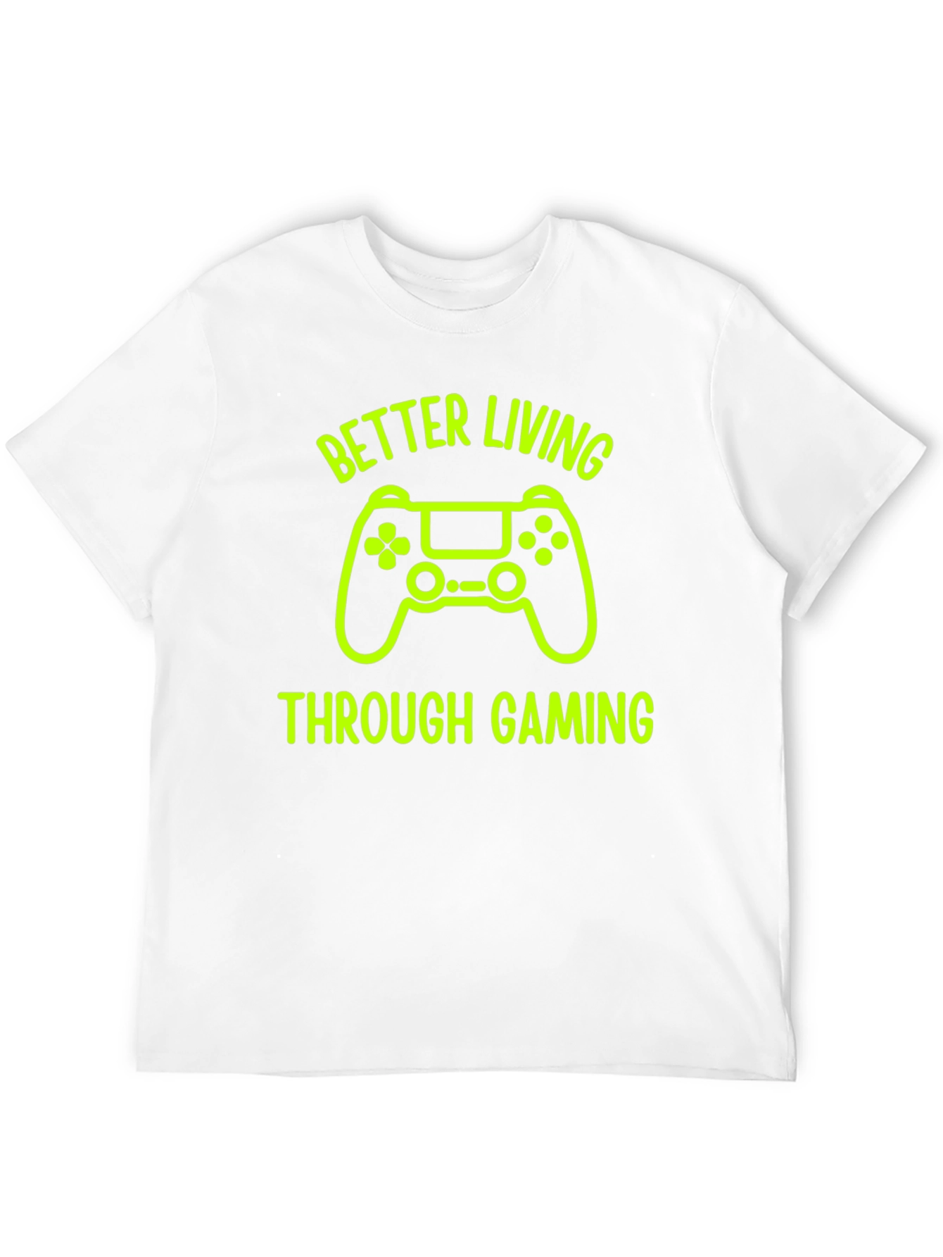 Better Living Through Gaming Black T-Shirt