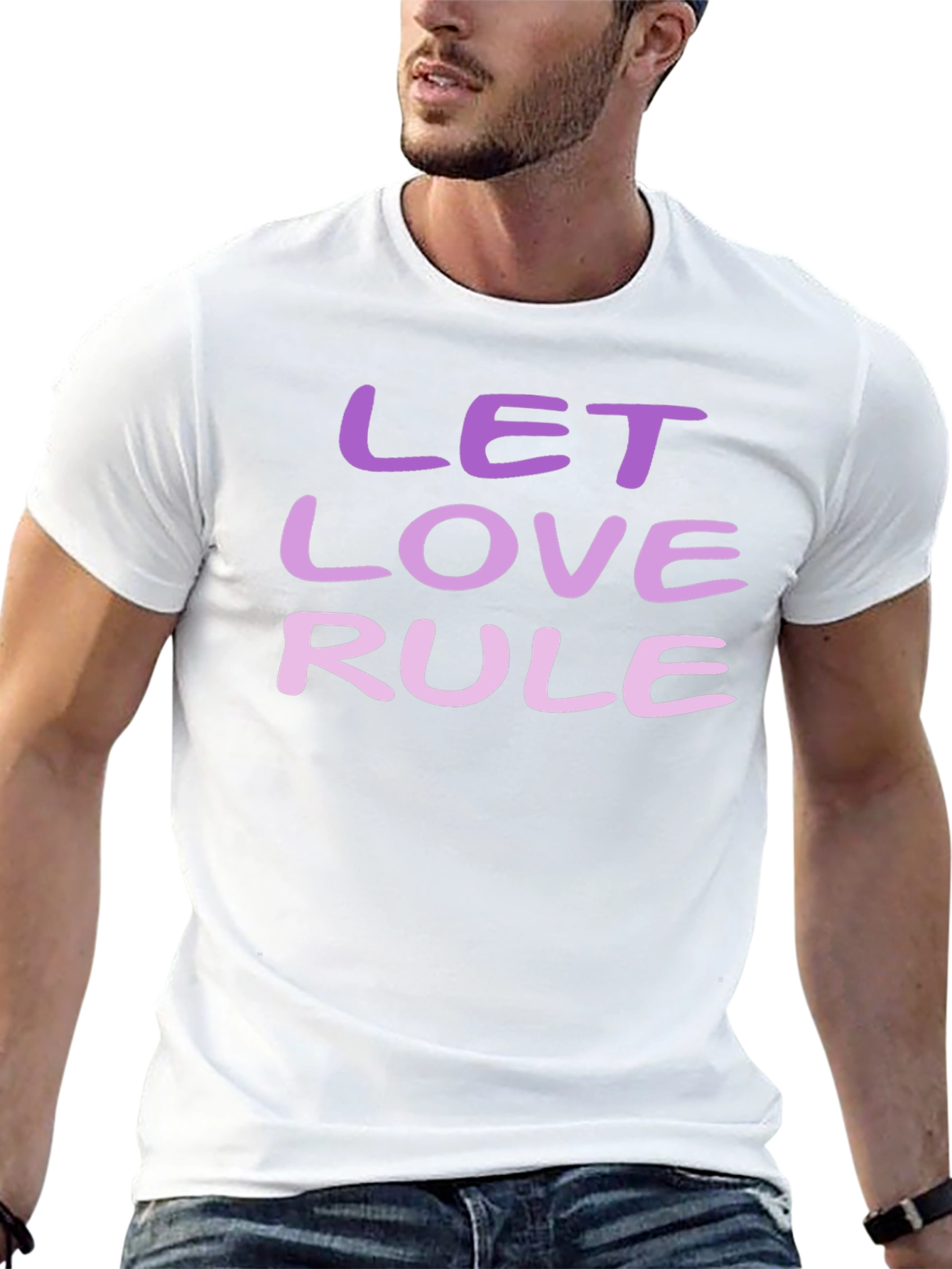 Let Love Rule T-Shirt - Positive Message Tee