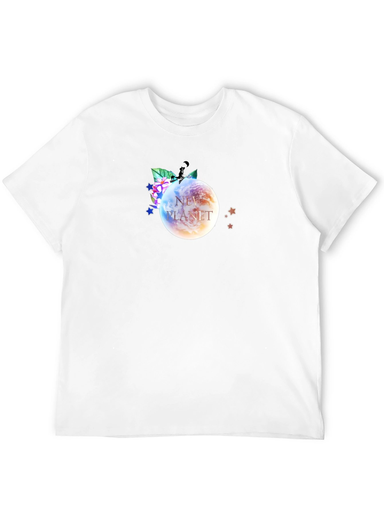 New Planet Graphic T-Shirt - Trendy Design