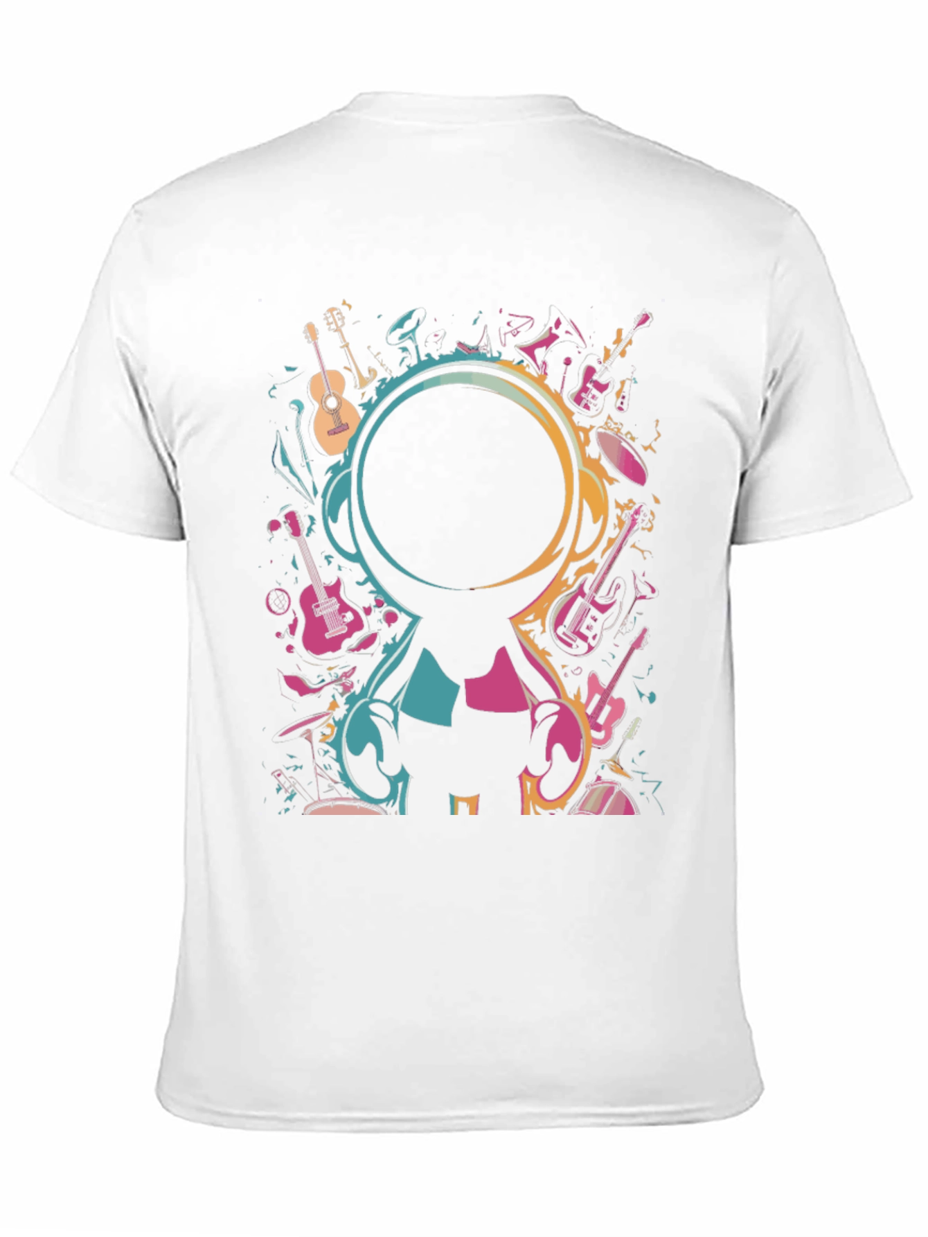 Music Lovers Black Graphic T-Shirt