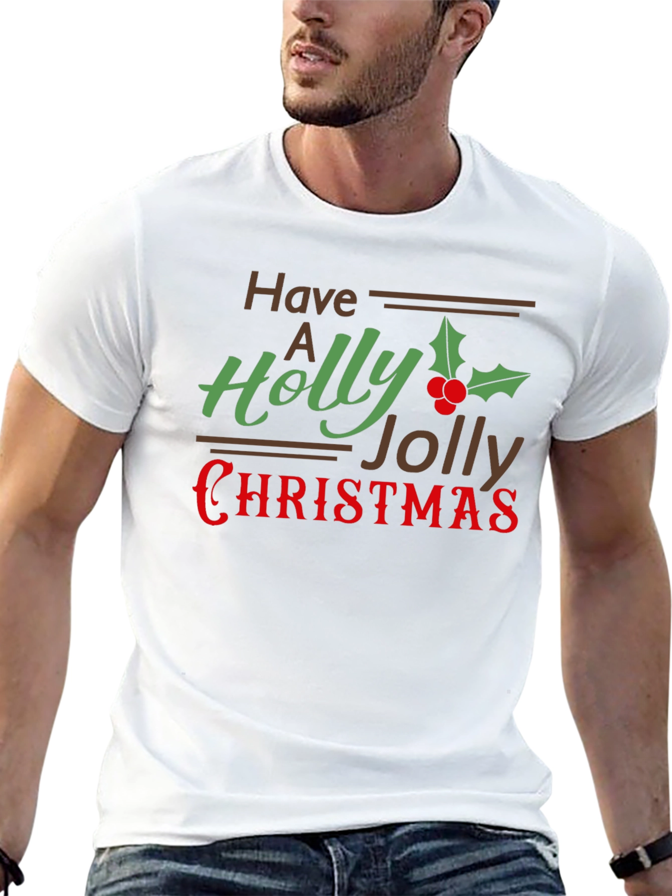 Holly Jolly Christmas Graphic Tee