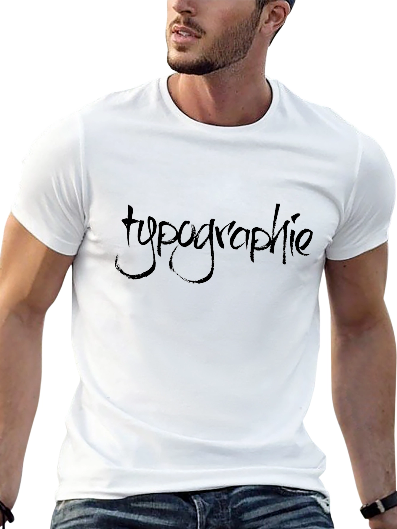 Typography Black T-Shirt