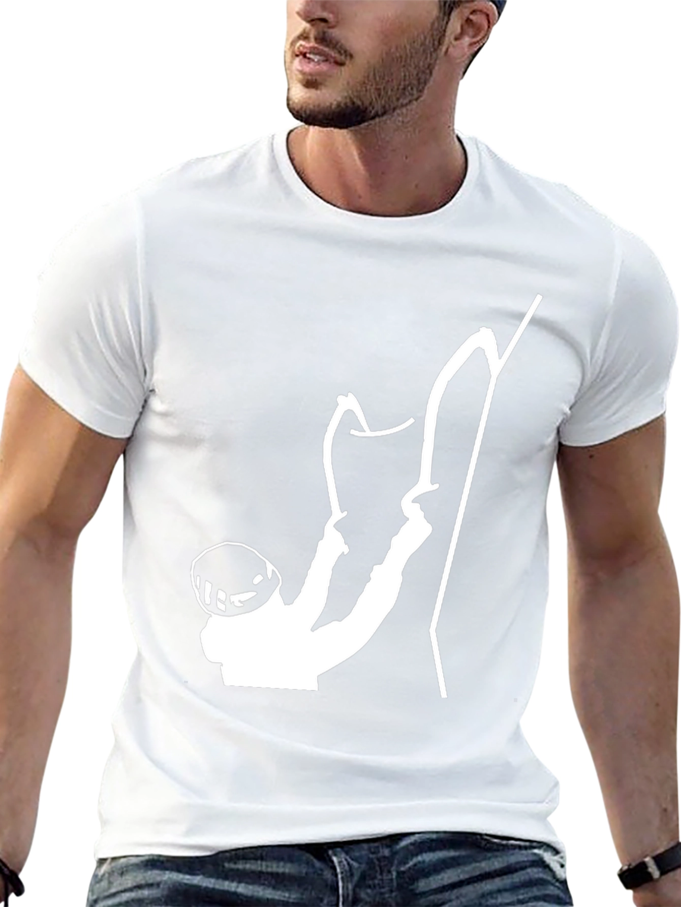 Climbing Silhouette Black T-Shirt