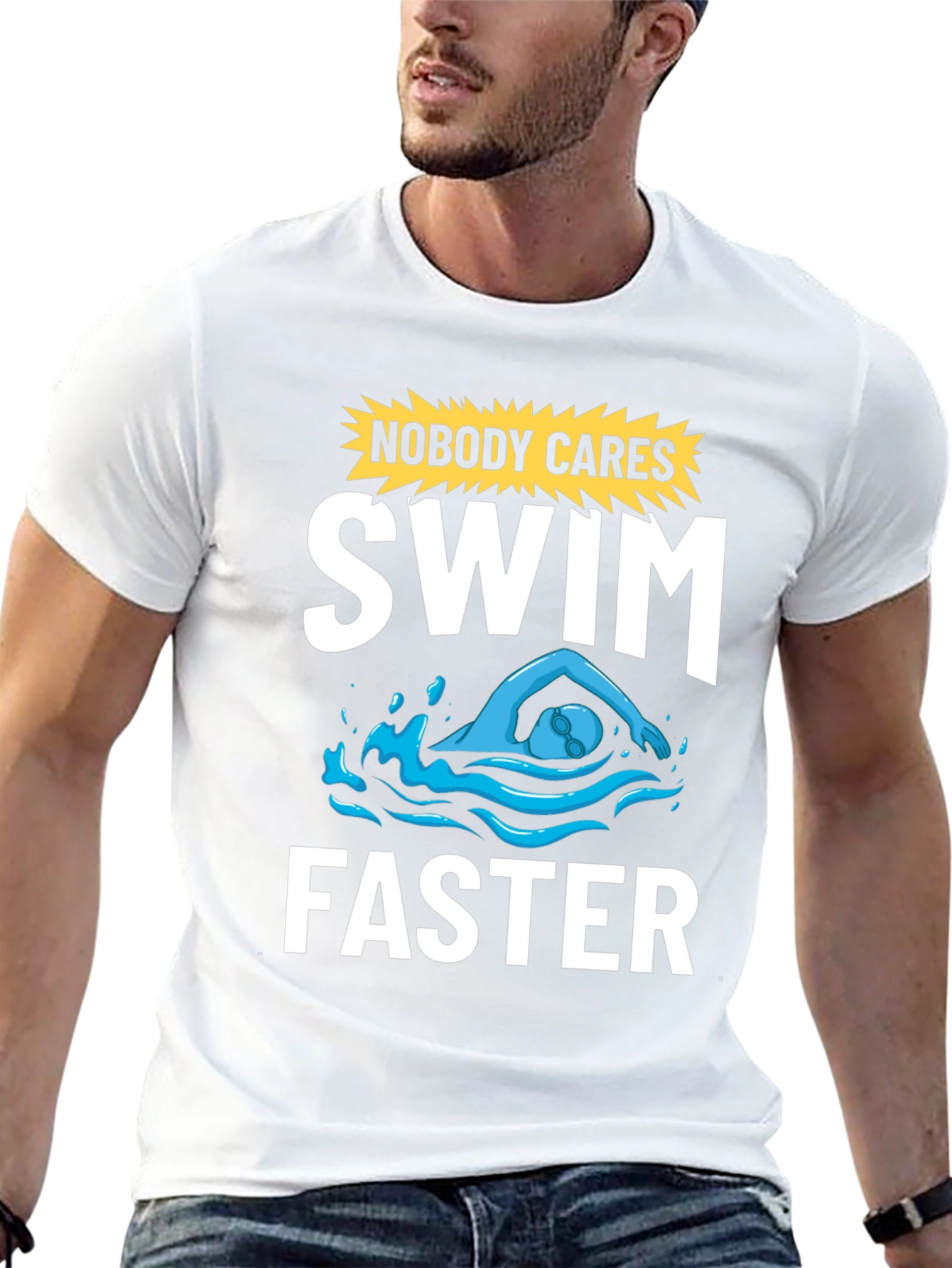 Swim Faster Graphic T-Shirt