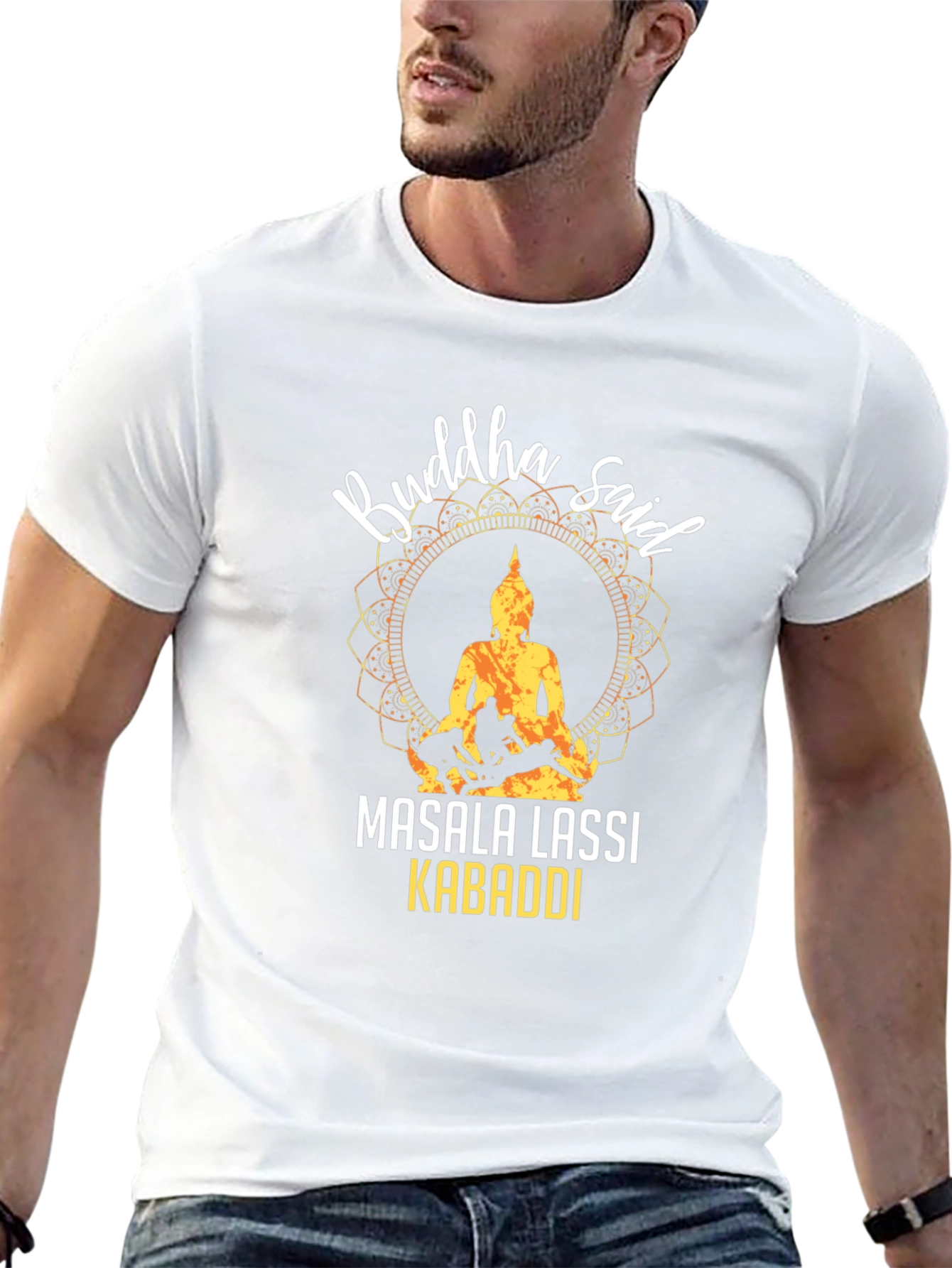 Buddha Masala Lassi Kabaddi Graphic T-Shirt