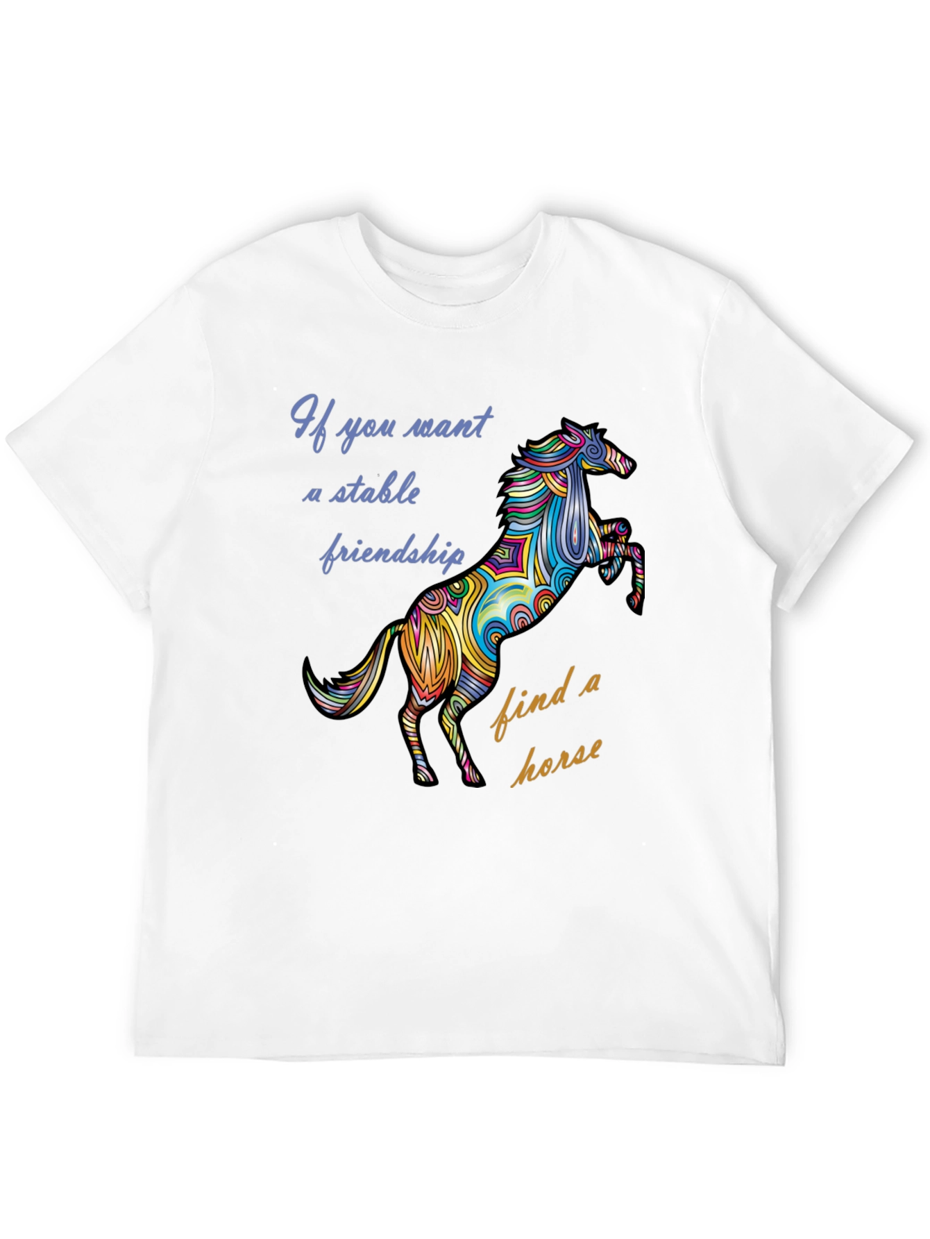 Stable Friendship Horse Graphic Tee