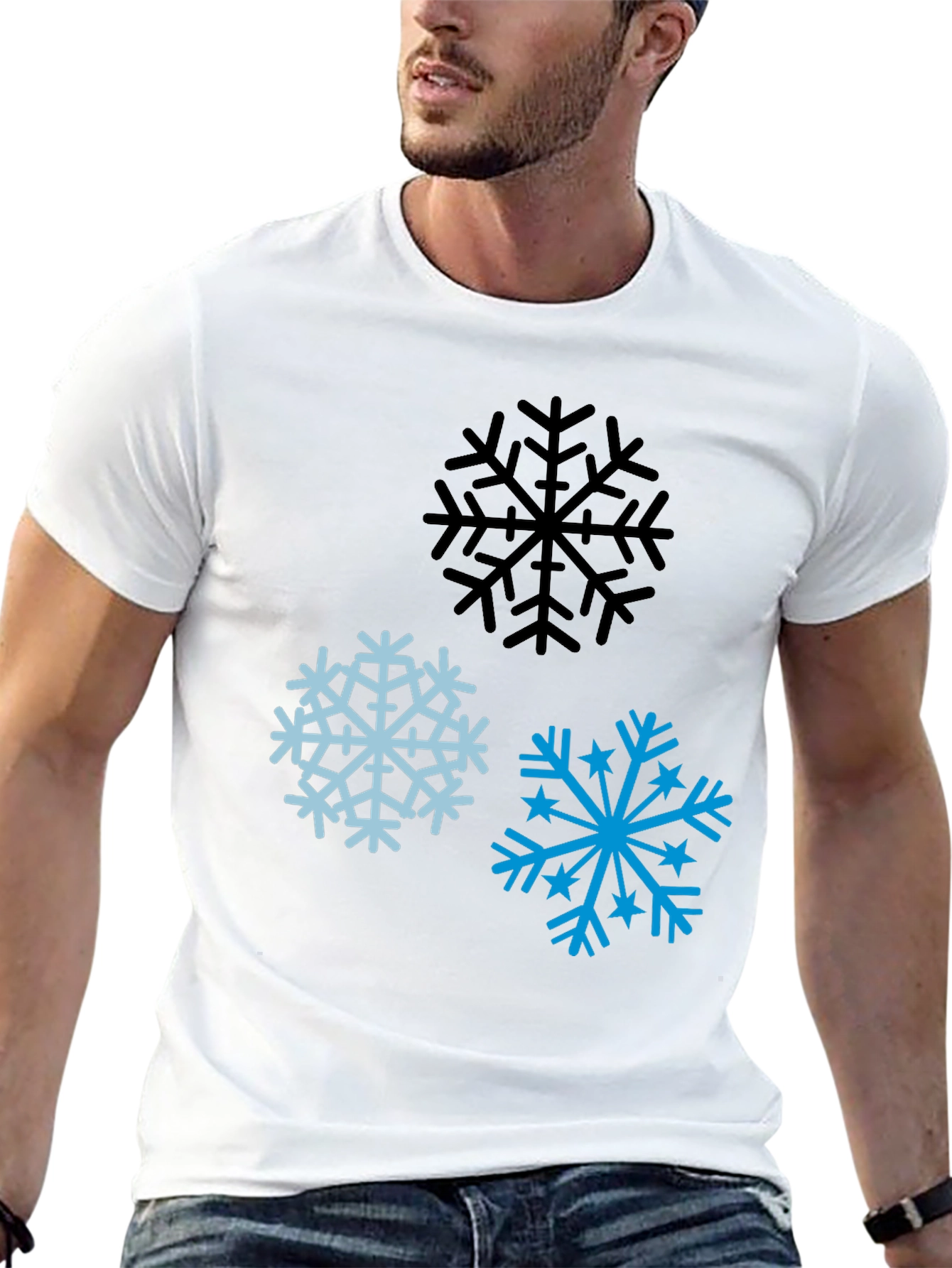 Snowflake Graphic Tee - Winter Style