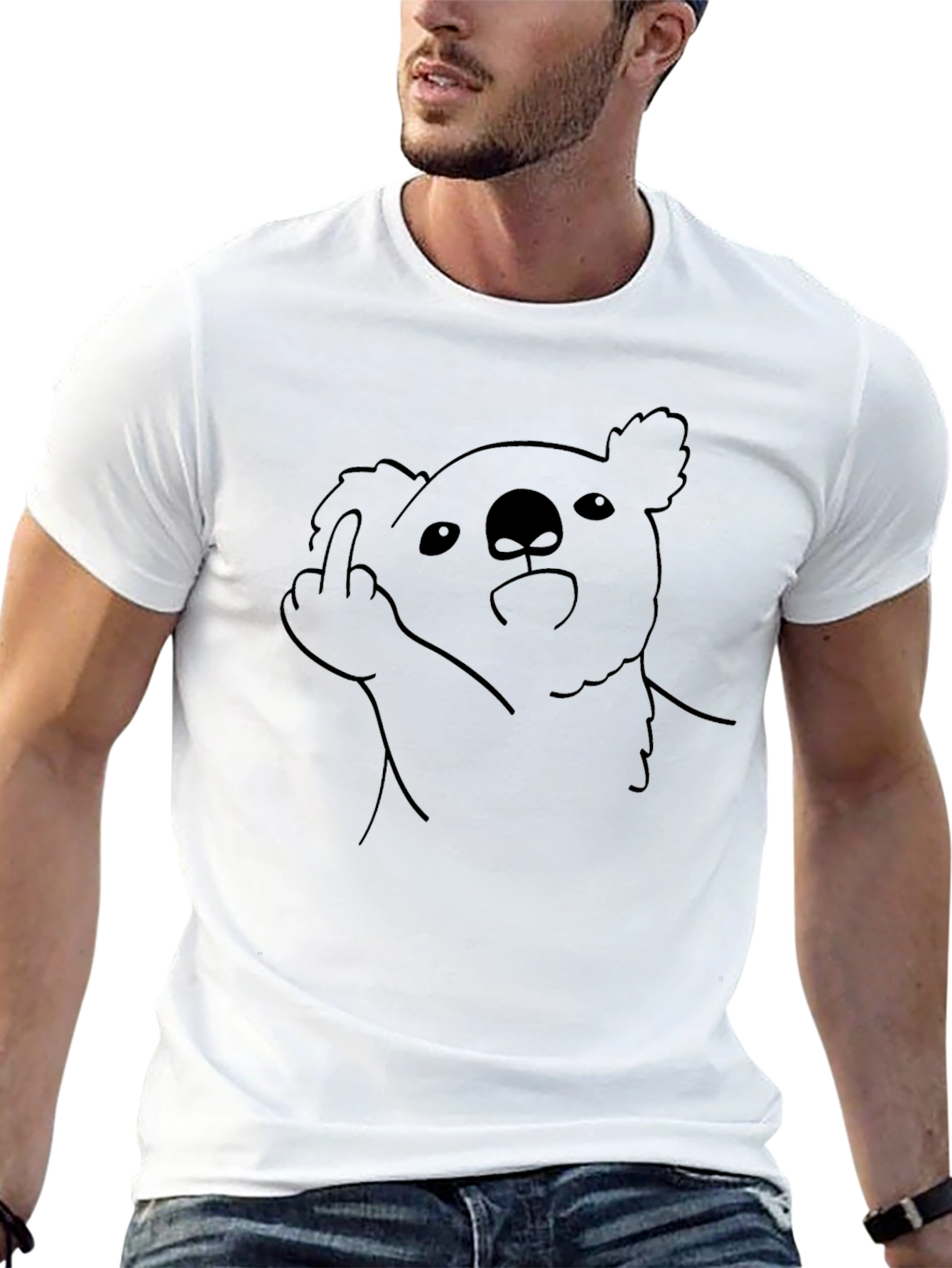 Koala Middle Finger T-Shirt