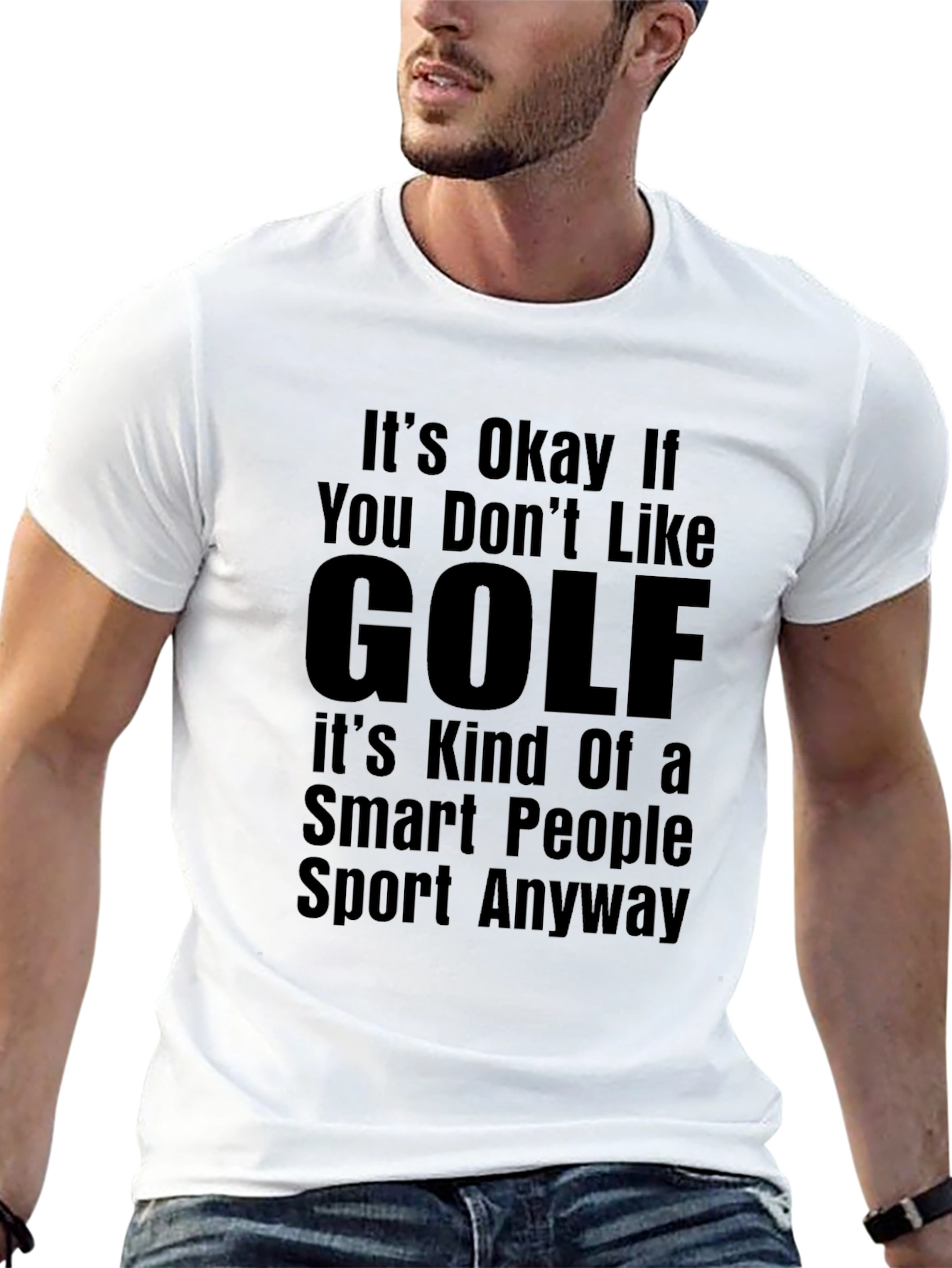 Funny Golf T-Shirt: Smart People Sport Tee