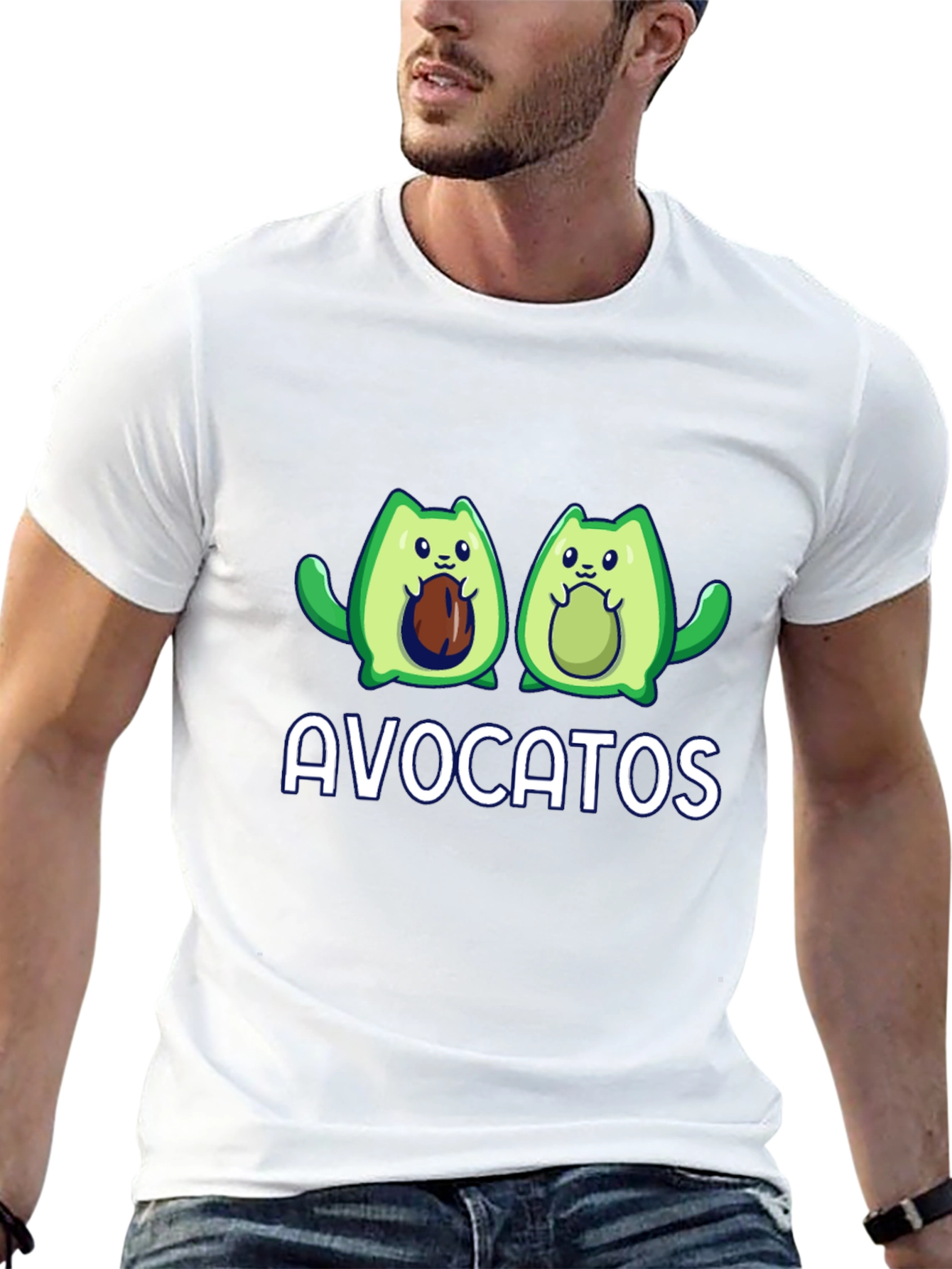 Avocato T-Shirt: Cute Avocado Cat Graphic Tee