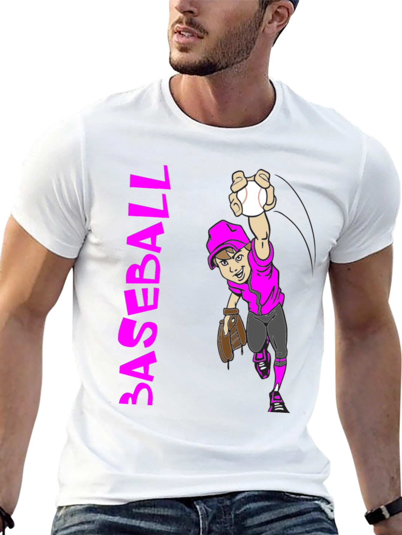 Baseball Graphic Tee - Fun & Sporty Design