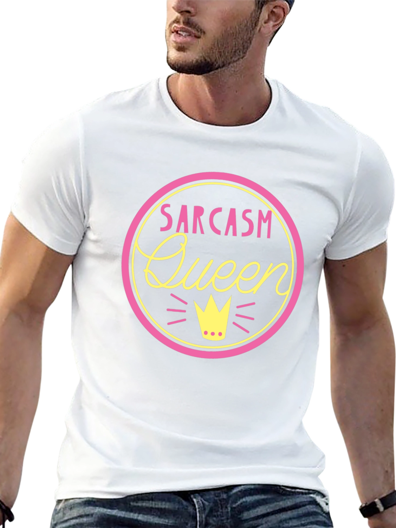 Sarcasm Queen Black T-Shirt