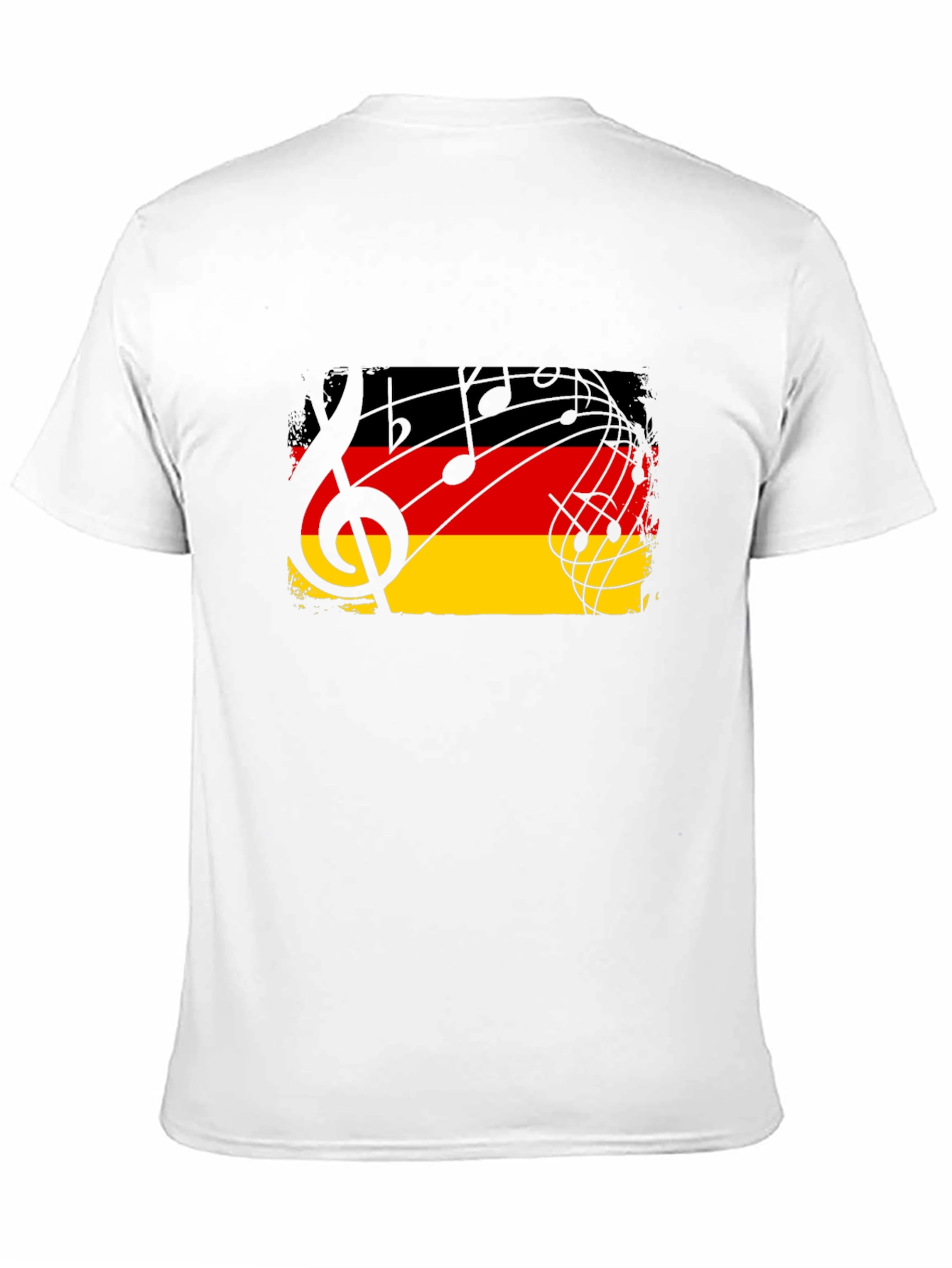 Germany Flag Music Notes Graphic T-Shirt