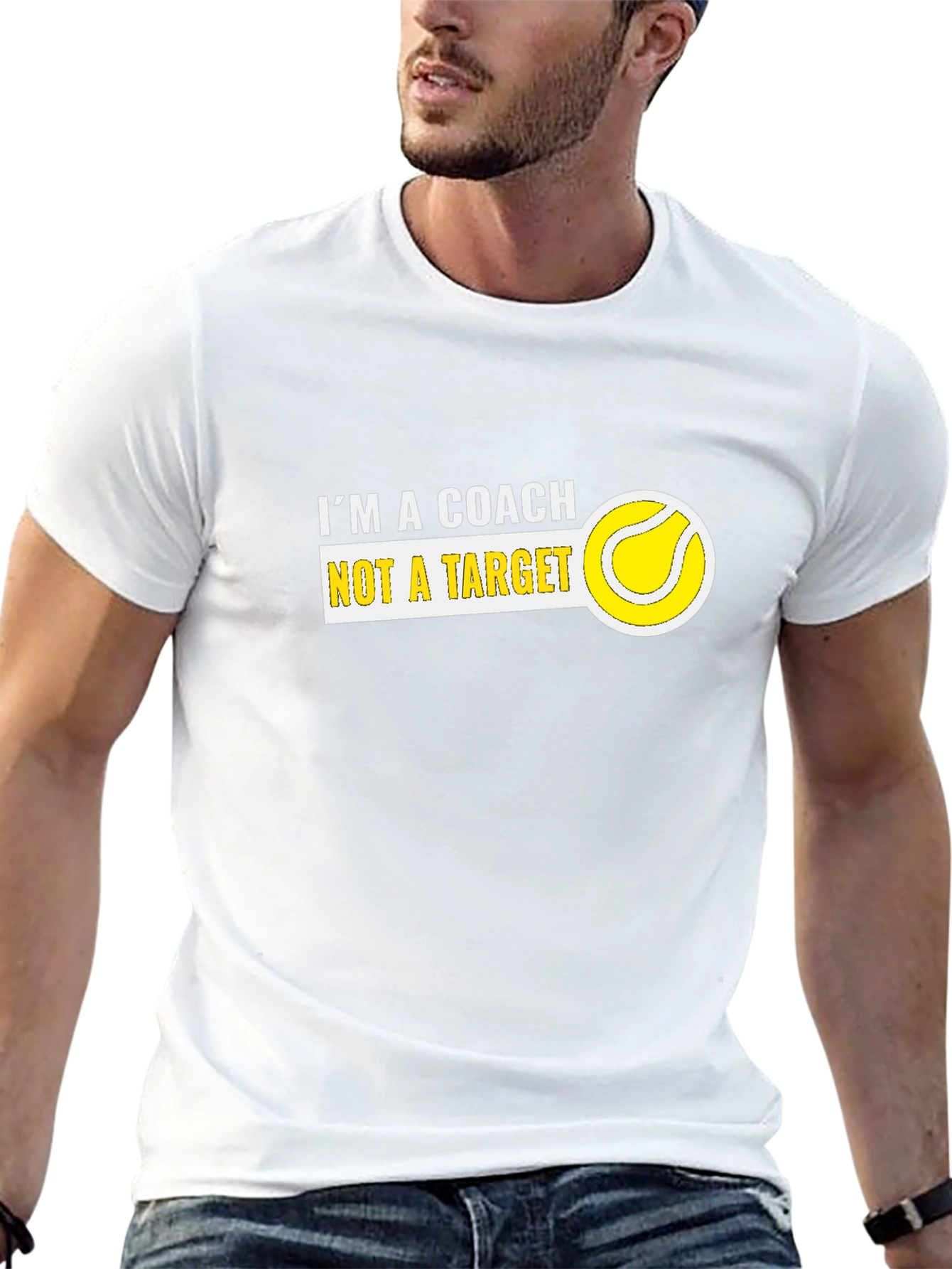 Coach Tennis T-Shirt - Not A Target