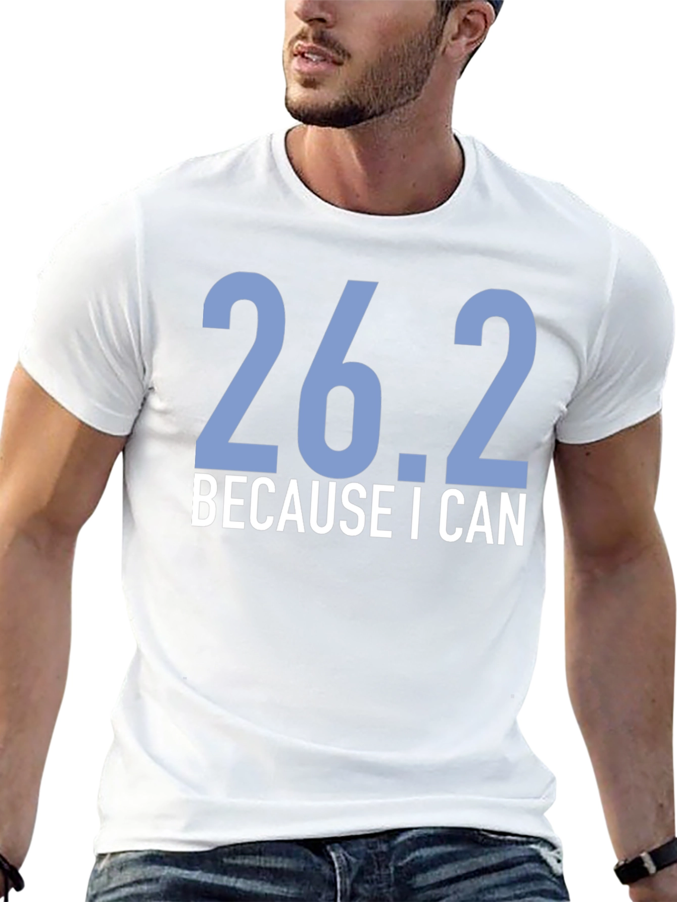 26.2 Because I Can Black T-Shirt