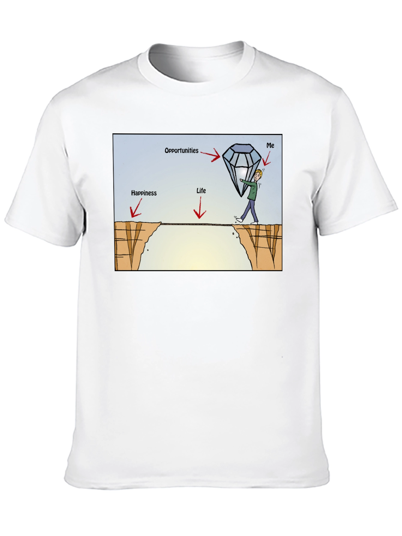 Opportunity Seeker Graphic Tee - Black