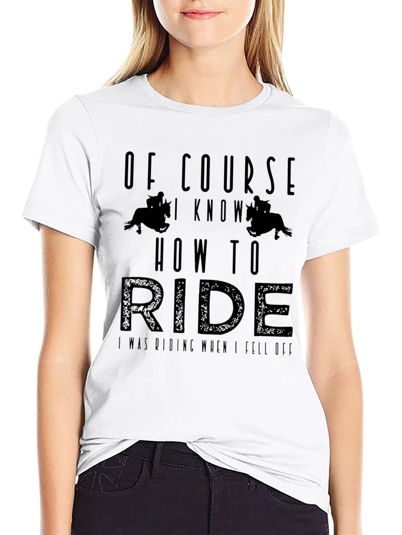Funny Horse Riding T-Shirt - Equestrian Rider Tee
