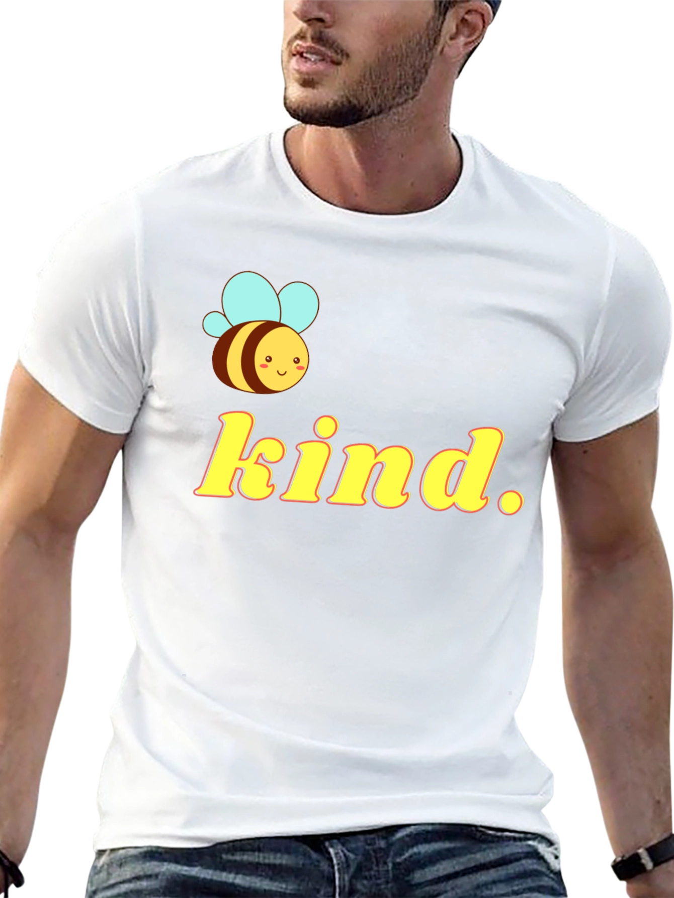 Bee Kind Graphic T-Shirt - Black Cotton Tee
