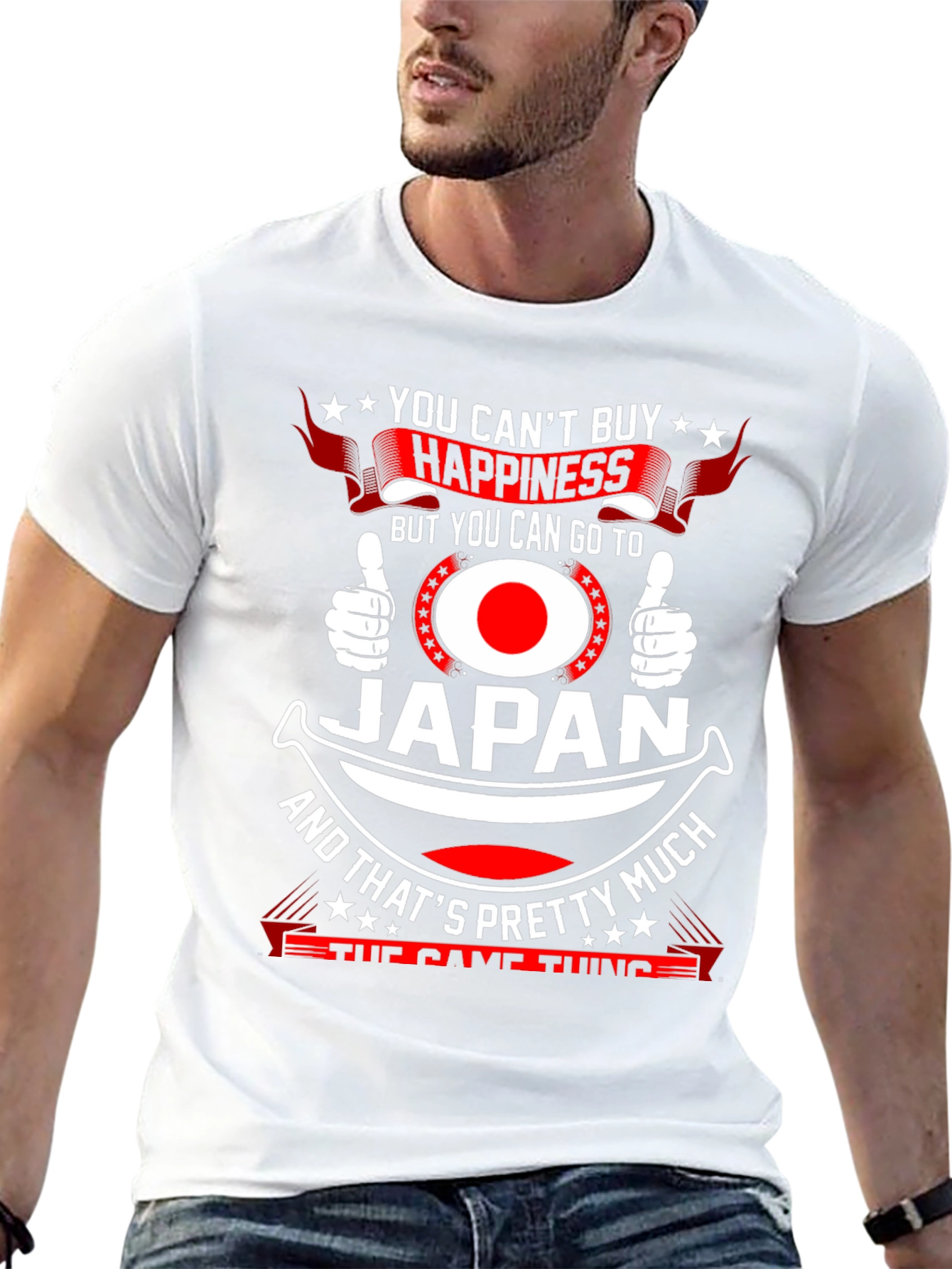 Japan Happiness Graphic T-Shirt
