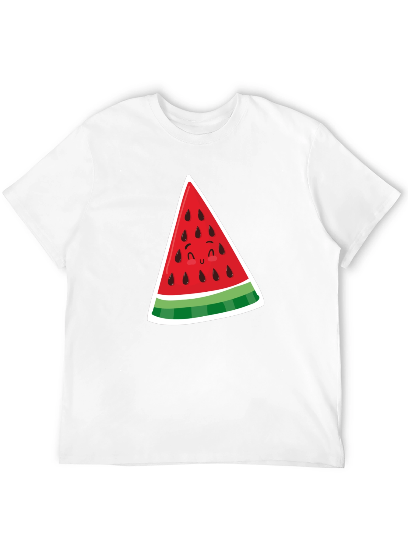 Cute Watermelon Slice Graphic Tee