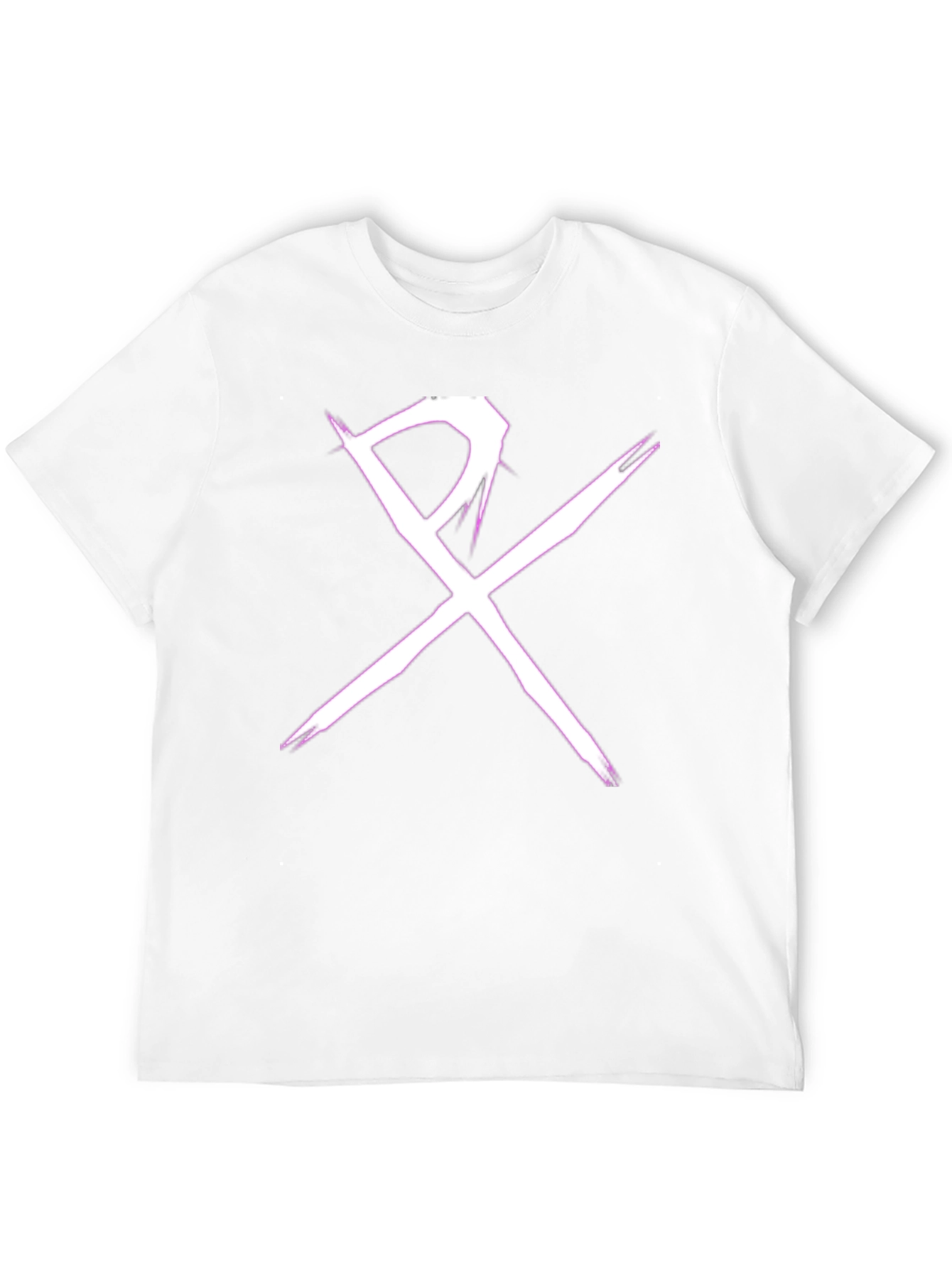 Chi Rho Symbol Graphic Tee - Stylish Black T-Shirt