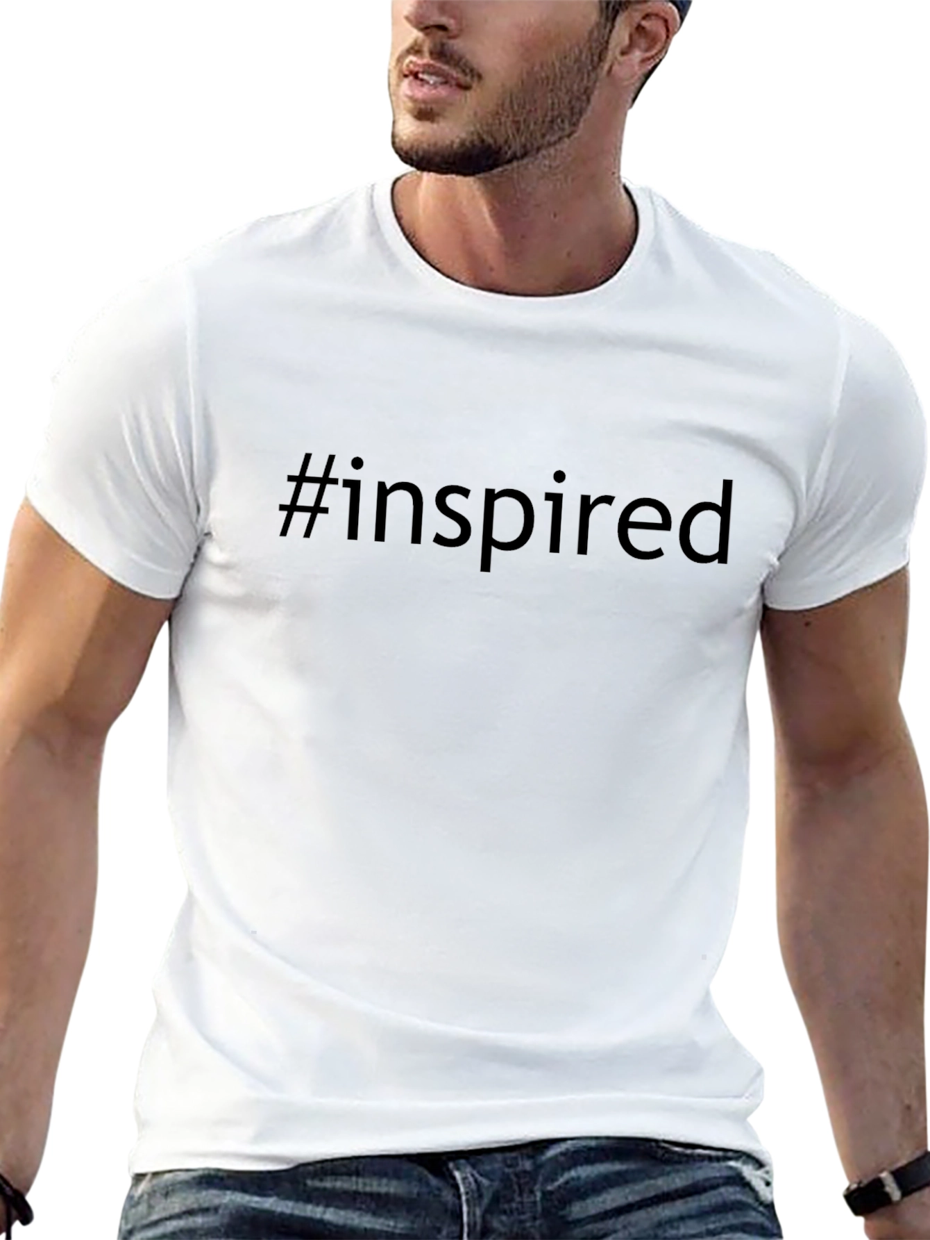 #Inspired Black T-Shirt