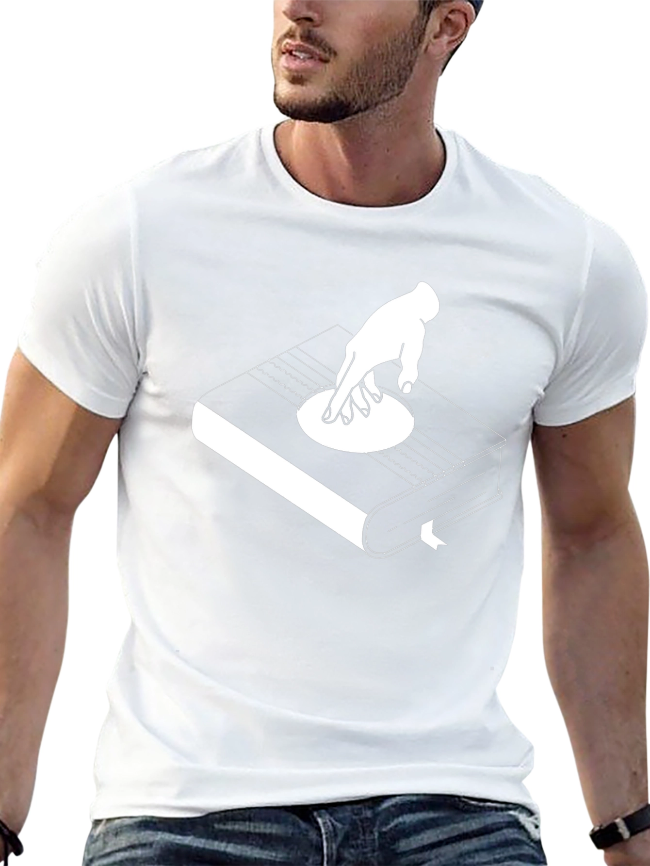 DJ Bookworm T-Shirt - Spin Your Knowledge