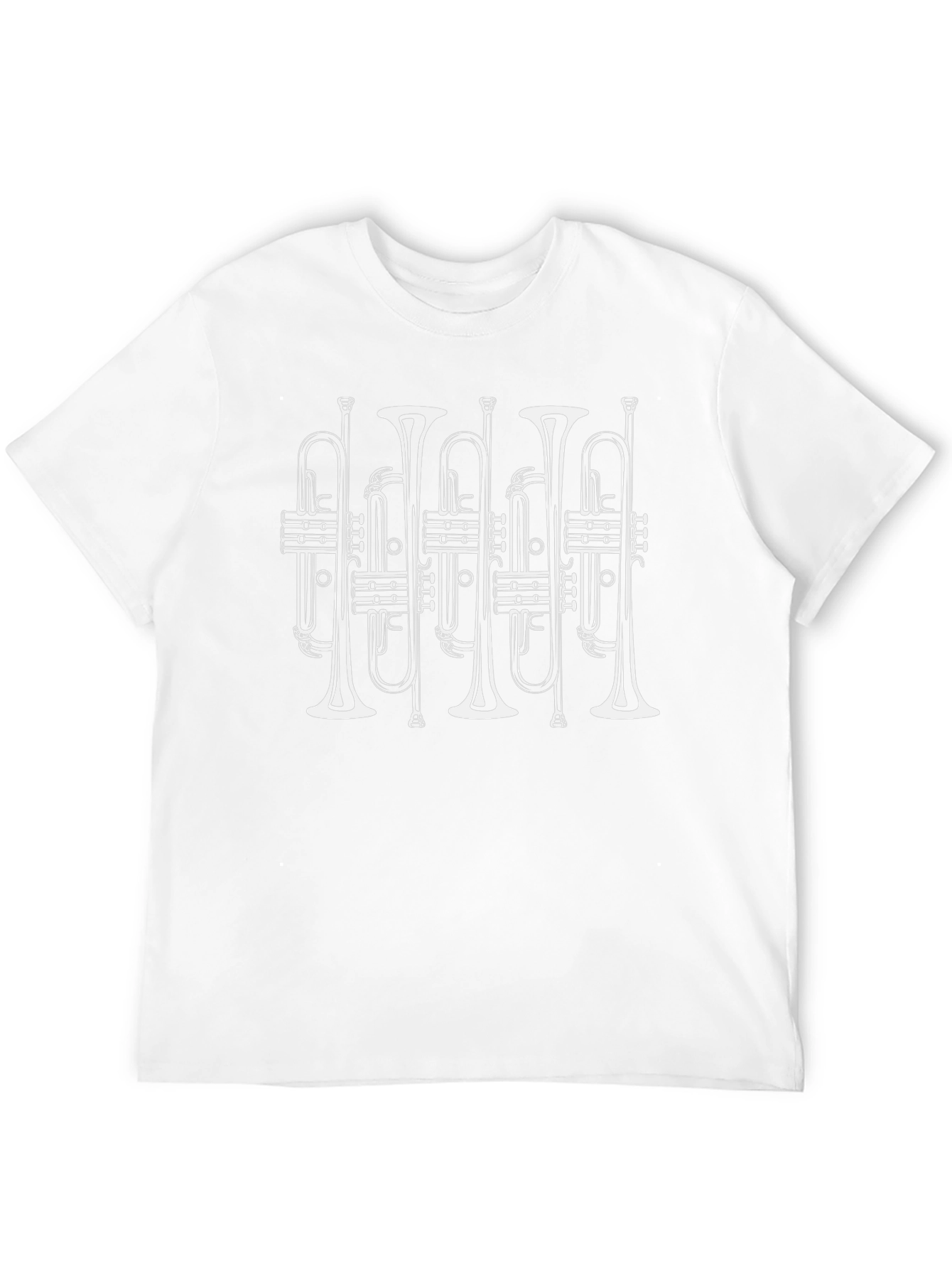 Trumpet Band Graphic Tee - Musicians Black T-Shirt