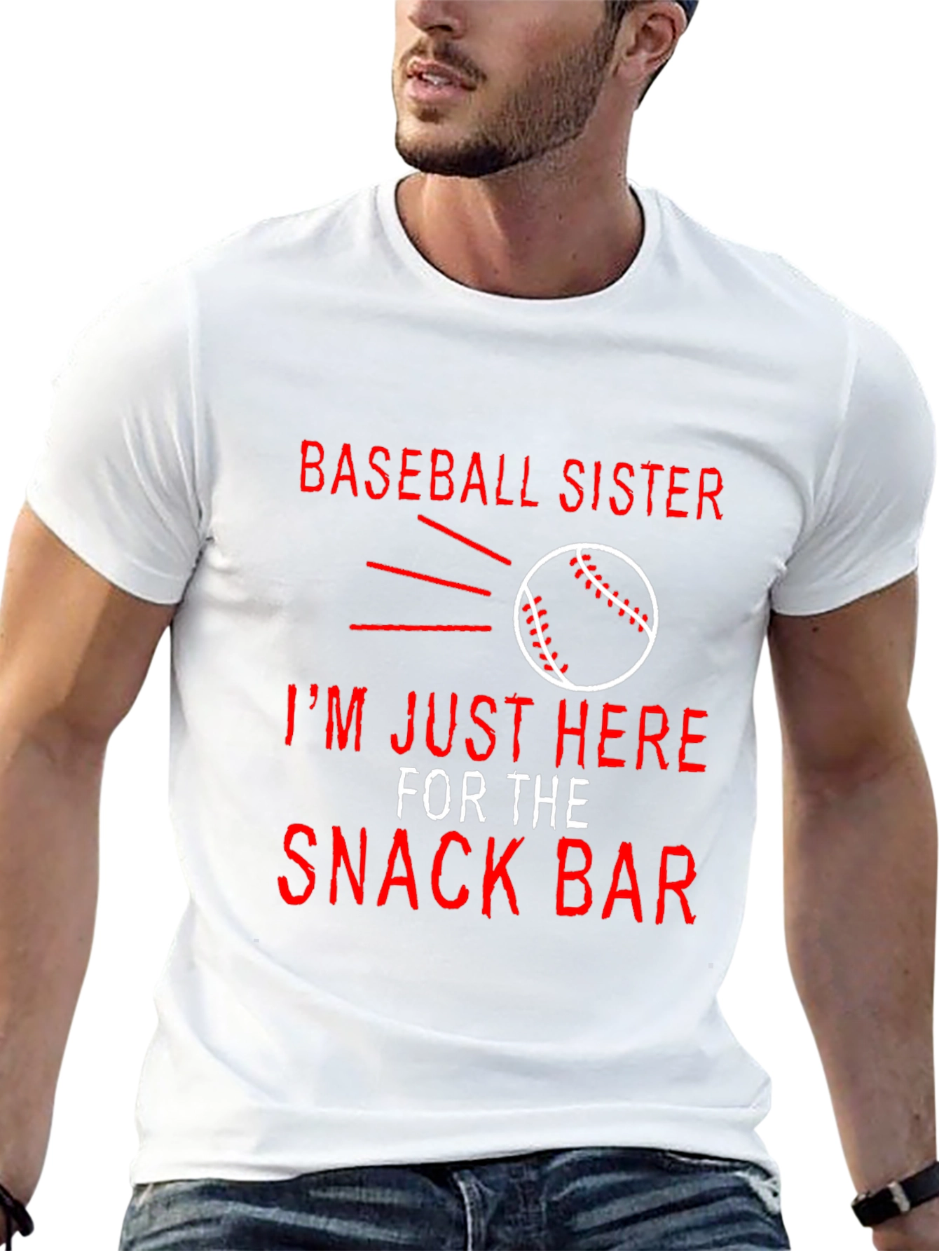 Baseball Sister Snack Bar Graphic Tee