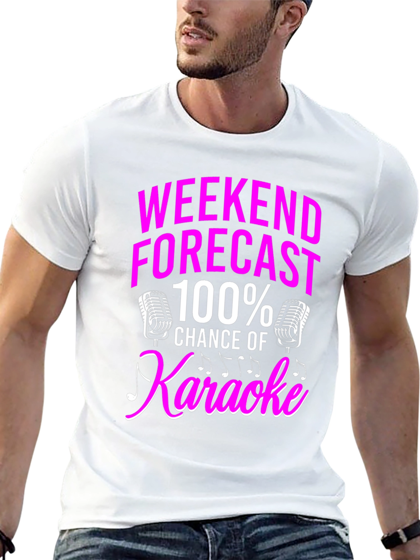 Karaoke Weekend Forecast T-Shirt