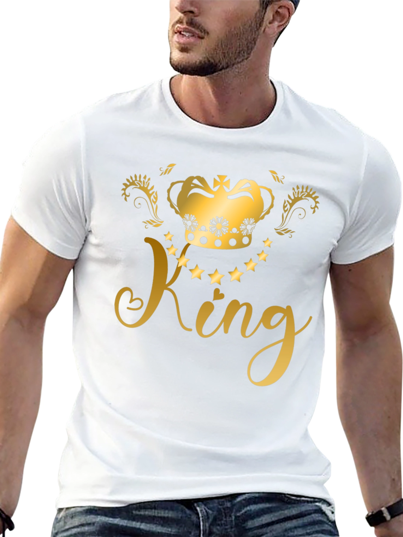 King Graphic Black T-Shirt