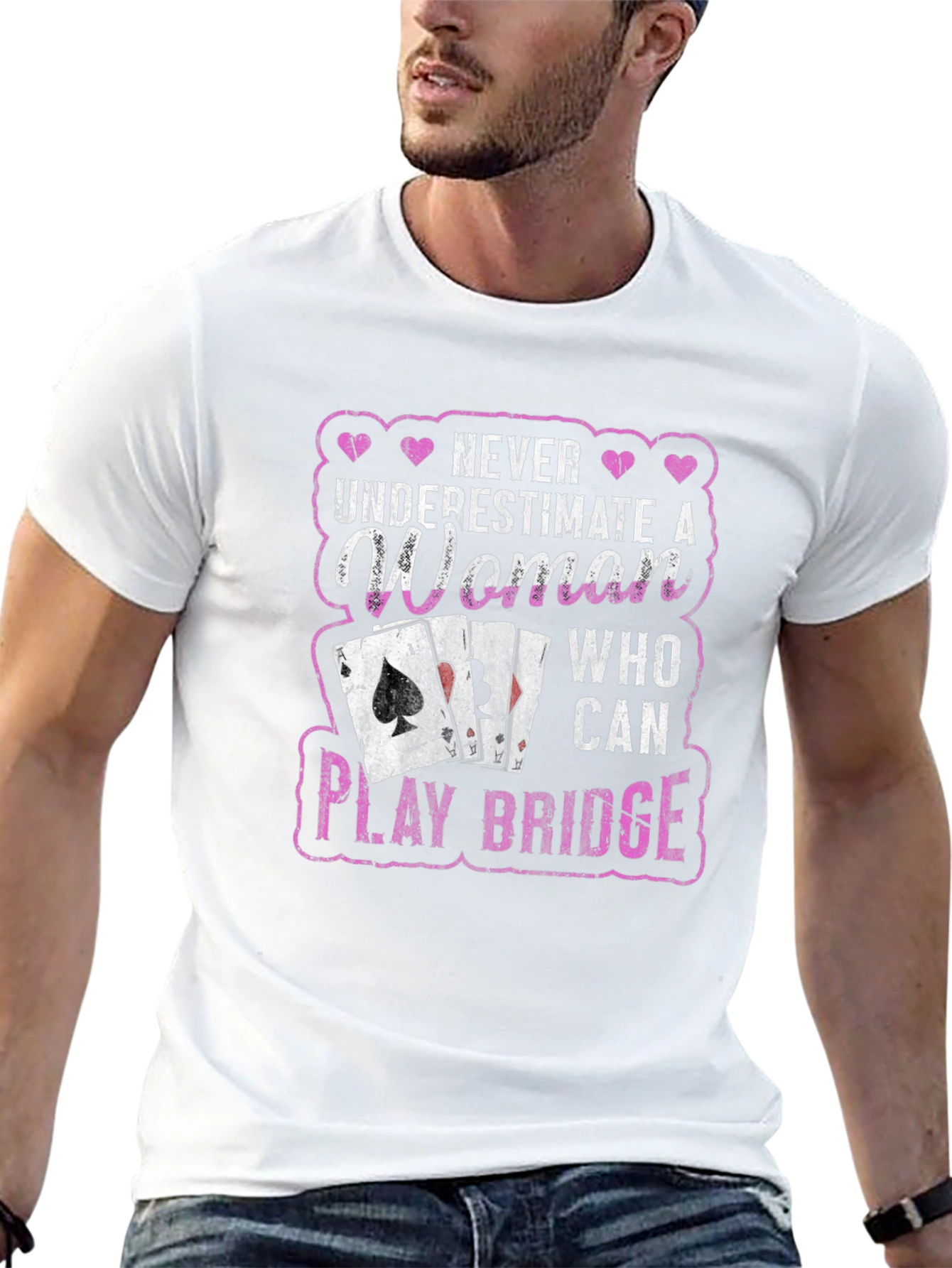 Never Underestimate a Woman Who Can Play Bridge T-Shirt