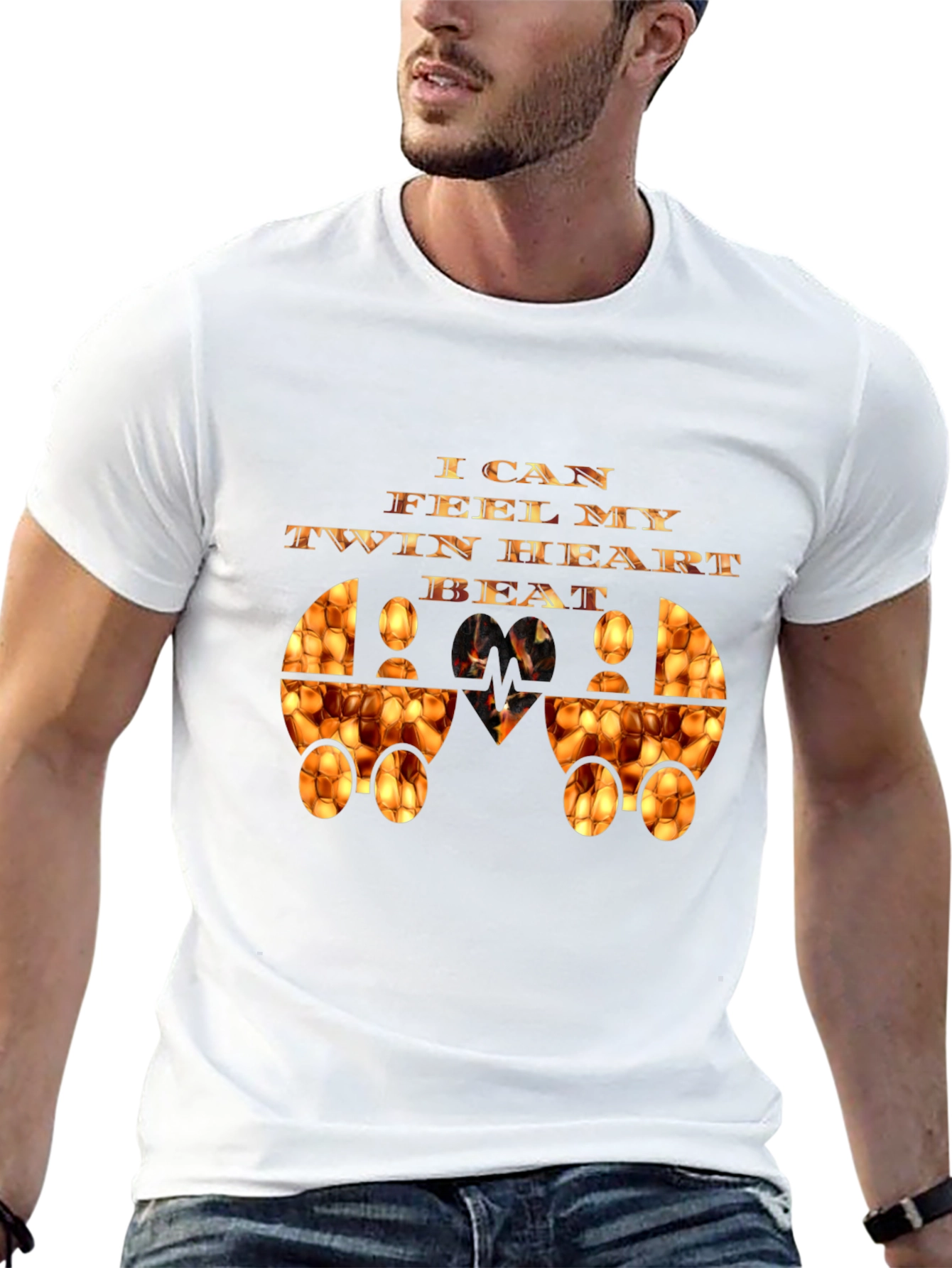 Twin Heart Beat Graphic Tee