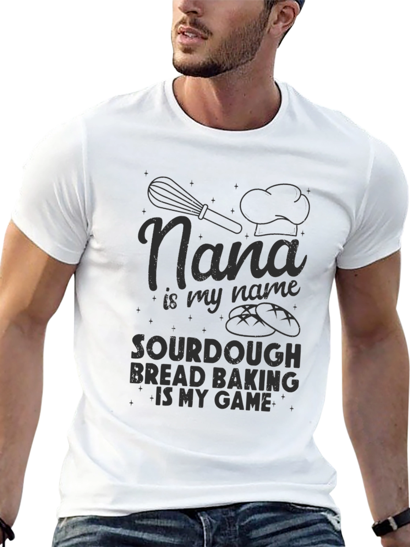 Nana Sourdough Baking T-Shirt - Bakers Gift
